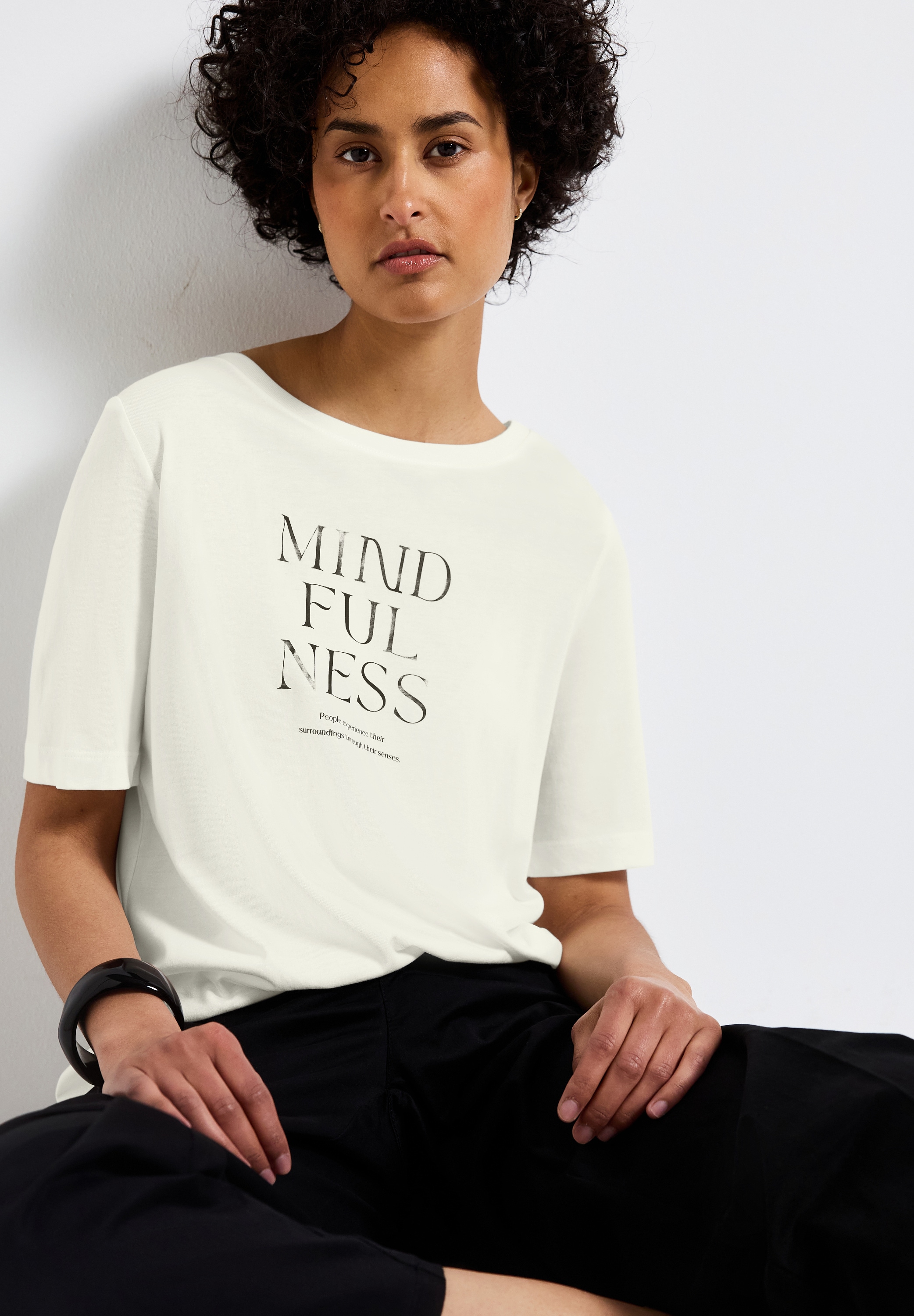 STREET ONE T-Shirt, mit Schriftzug
