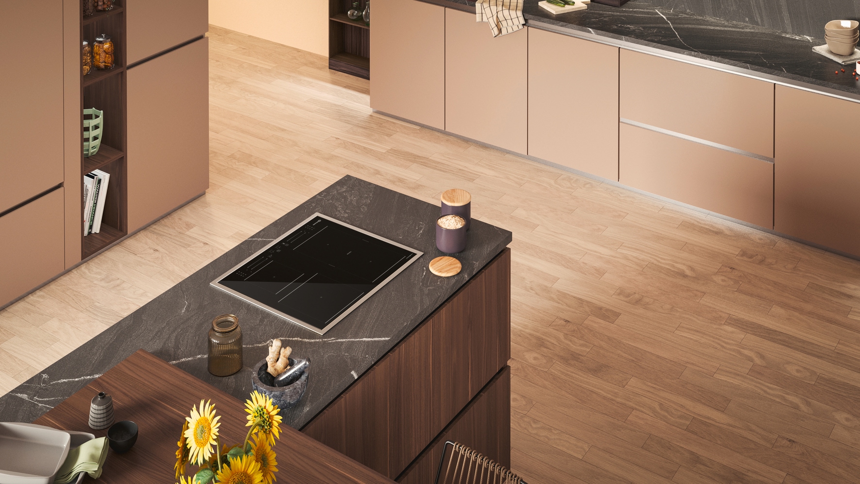 BAUKNECHT Backofen-Set »BAKO 940 Airfry Flex« mit Teilauszug Set, 2 Stk. tlg. AirFry-Funktion – die gesündere Alternative zur Fritteuse