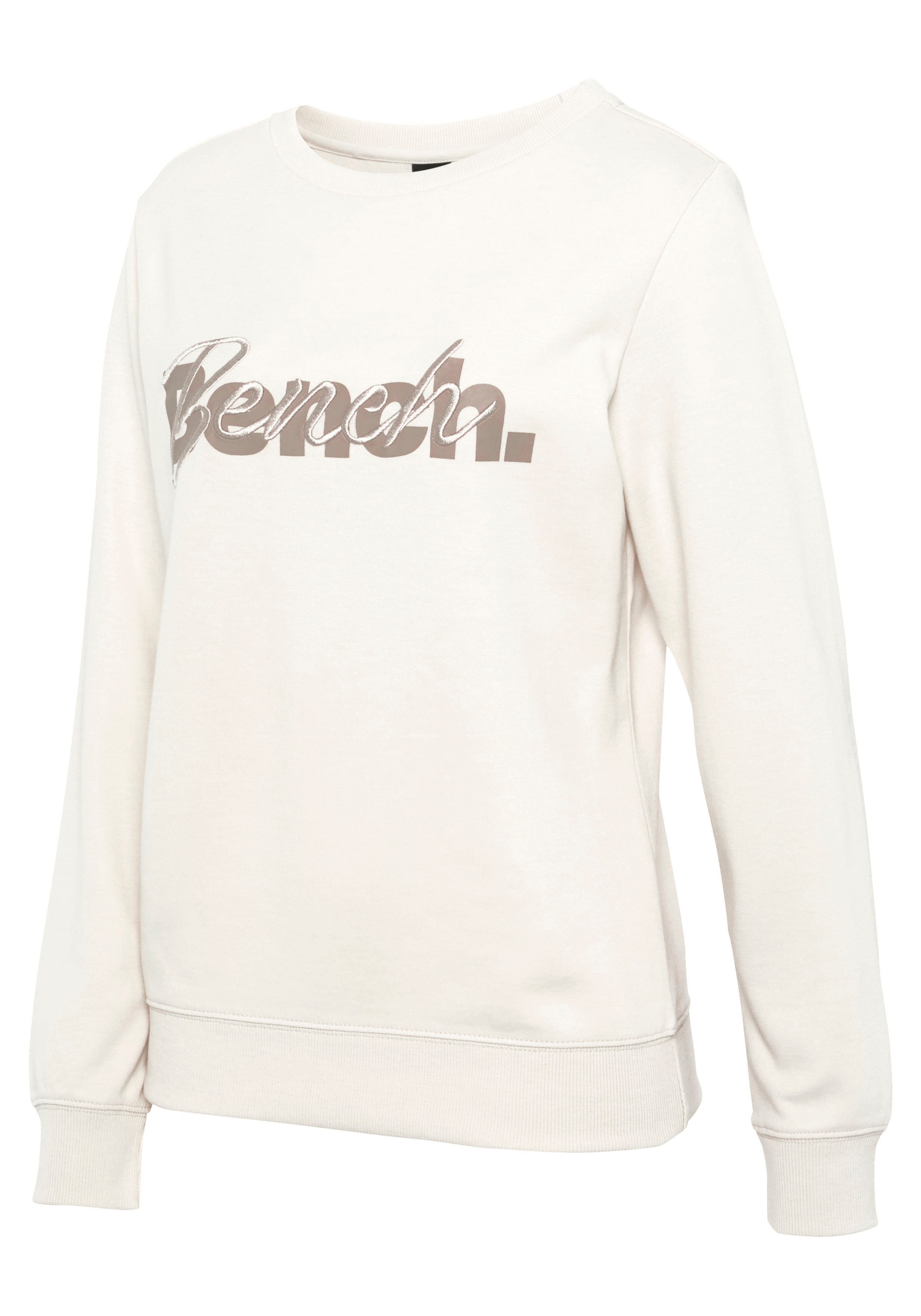 Bench. Loungewear Sweatshirt , mit Logodruck und Stickerei, Loungewear
