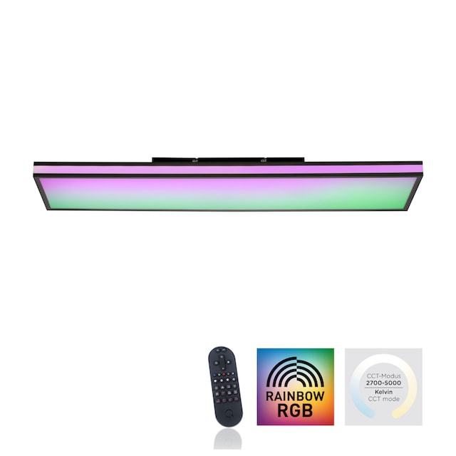Leuchten Direkt Deckenleuchte »MARIO«, 1 flammig-flammig, LED, CCT - über  Fernbedienung, RGB-Rainbow, dimmbar über Fernbedienung online kaufen | mit  3 Jahren XXL Garantie