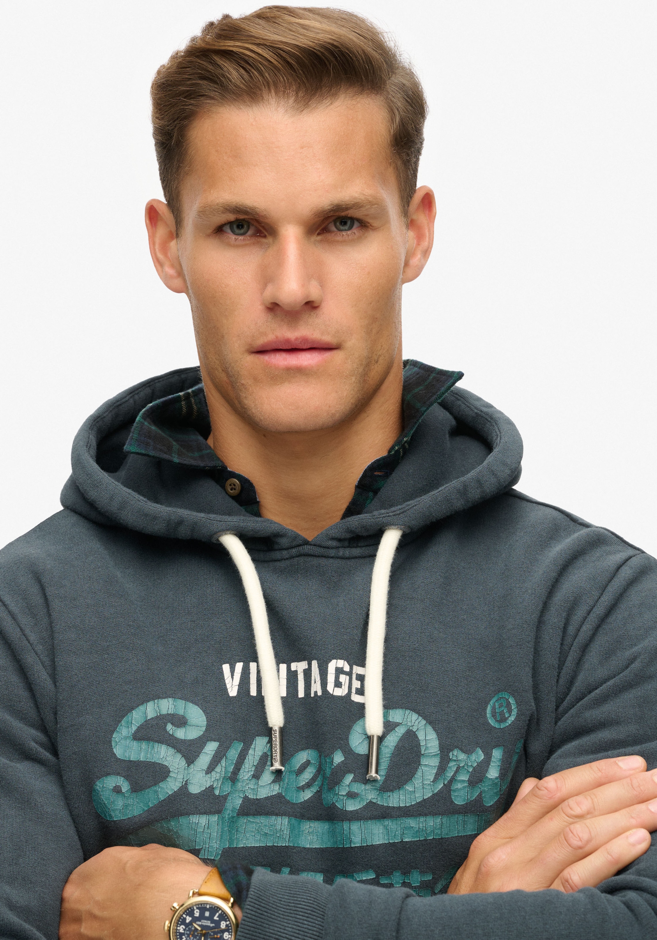 Superdry Kapuzensweatshirt »DUO VINTAGE LOGO HOODIE«