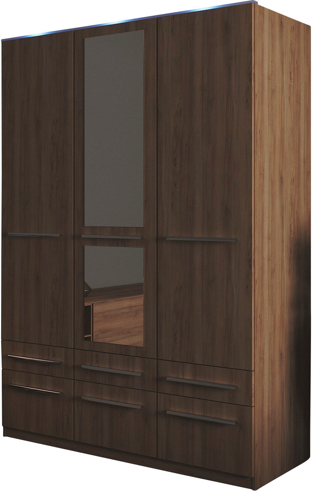 priess Kleiderschrank »Schrank Garderobe Wäscheschrank Barcelona in 5 Breiten«, viel Stauraum, geräumige Schubkästen, mit Spiegel, MADE IN GERMANY
