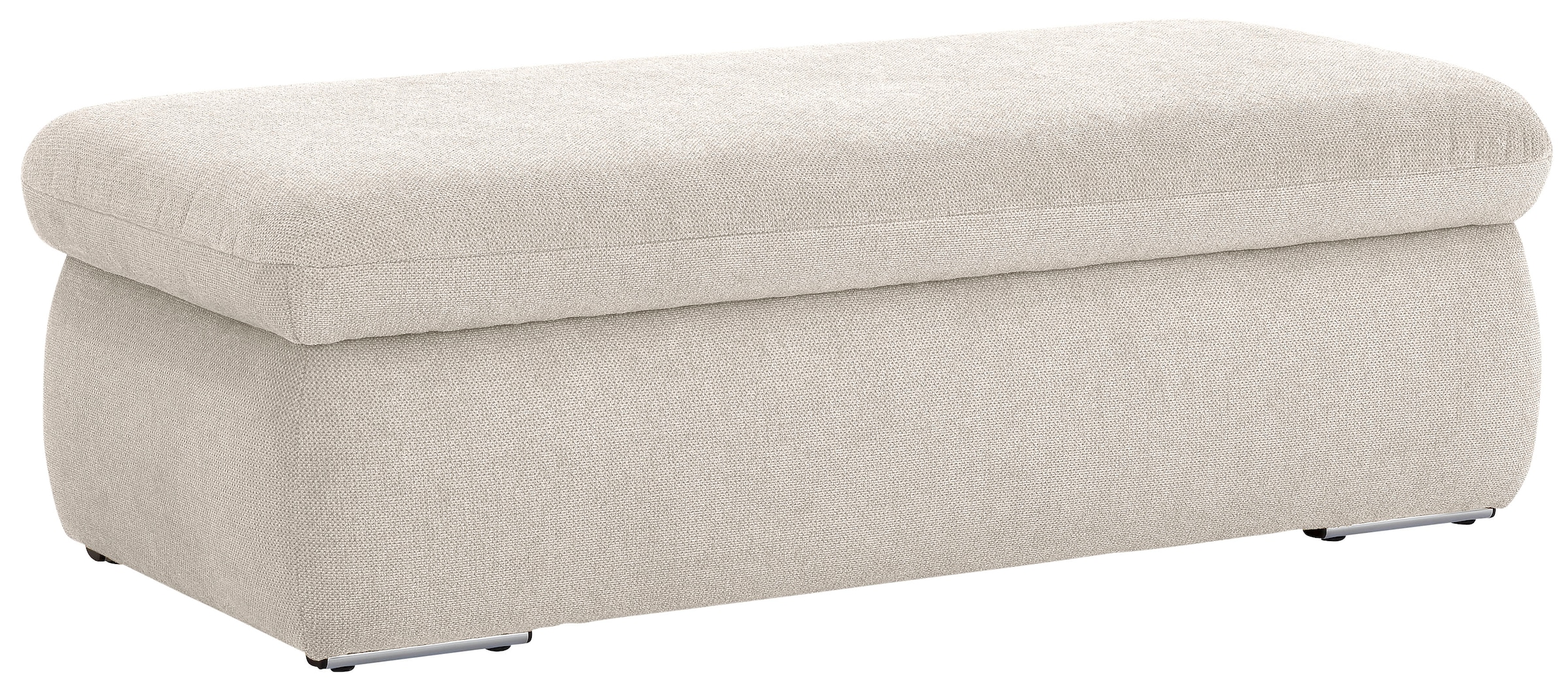 INOSIGN Polsterhocker »Avesa«, Mit großem Staufach, passend zur Serie "Avesa", B/T/H: 136/64/43 cm