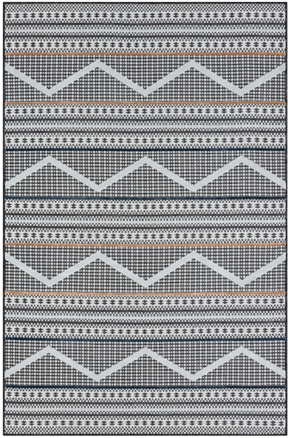Myflair Möbel & Accessoires Teppich »Shadow, LAGERRÄUMUNG!«, rechteckig, 8 mm Höhe, modernes Design, Outdoor geeignet, Balkon, Terrasse