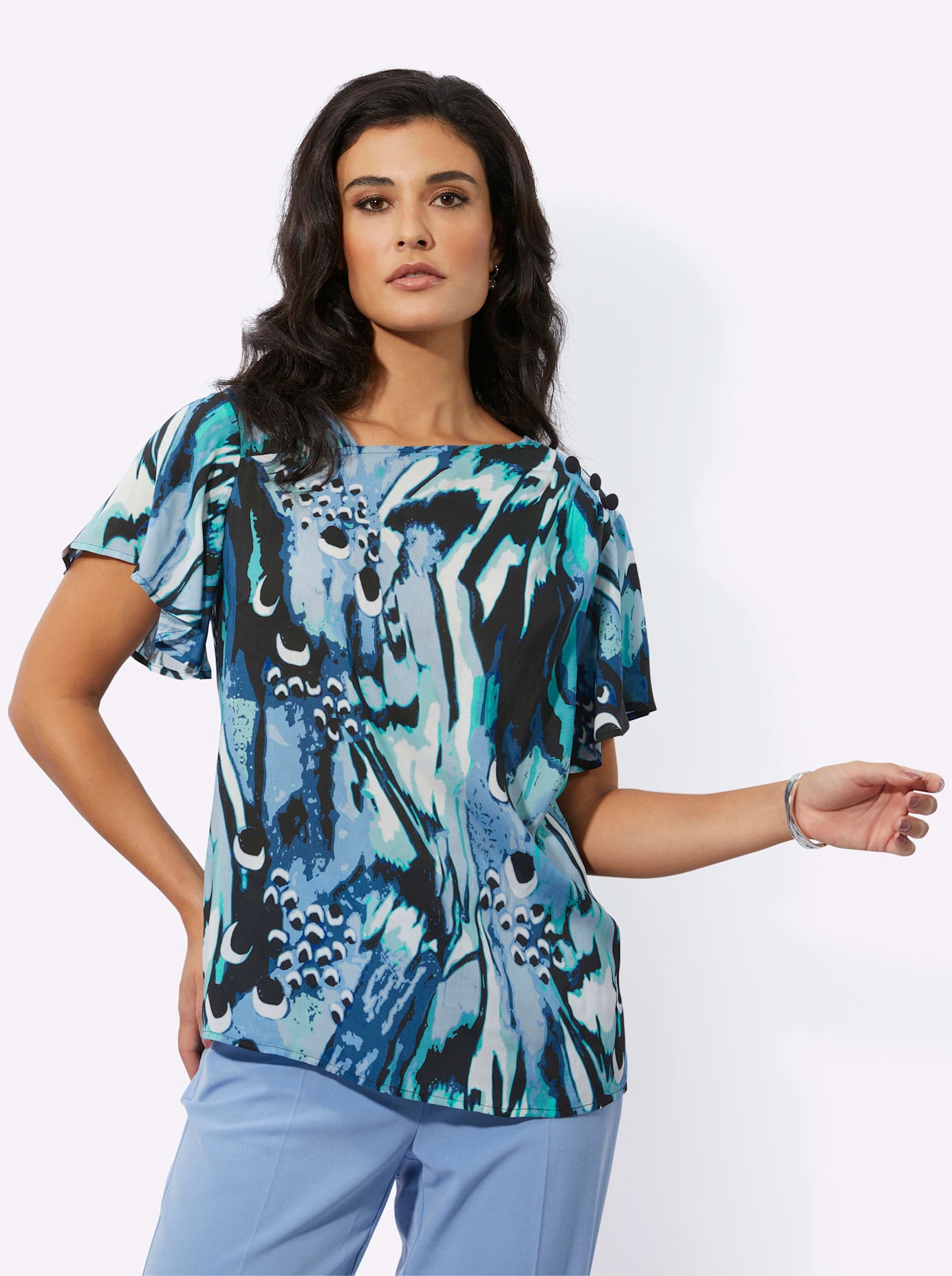 creation L Druckbluse