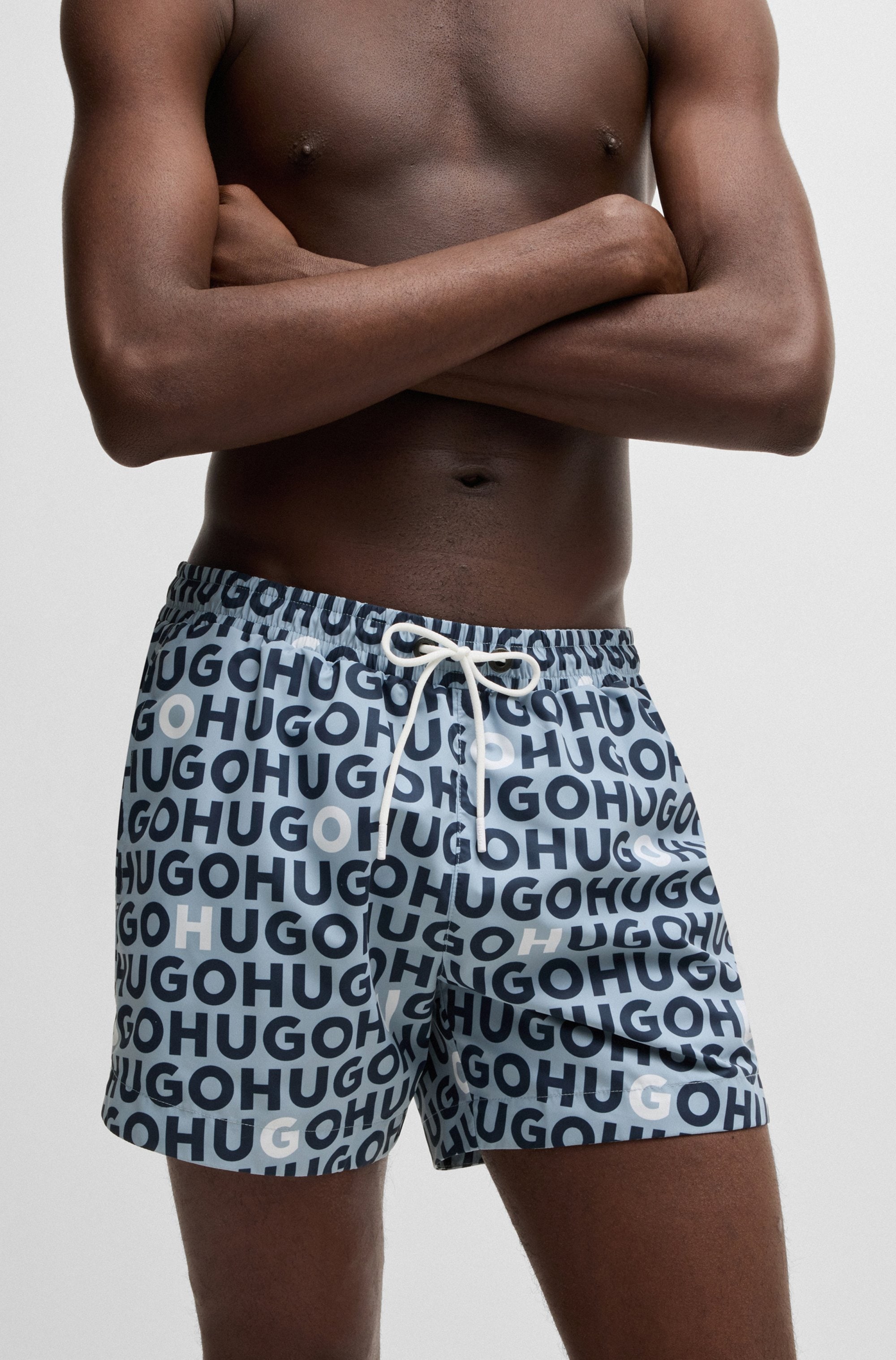 HUGO Underwear Badehose »TORTUGA«, mit Allover-Logoschriftzug