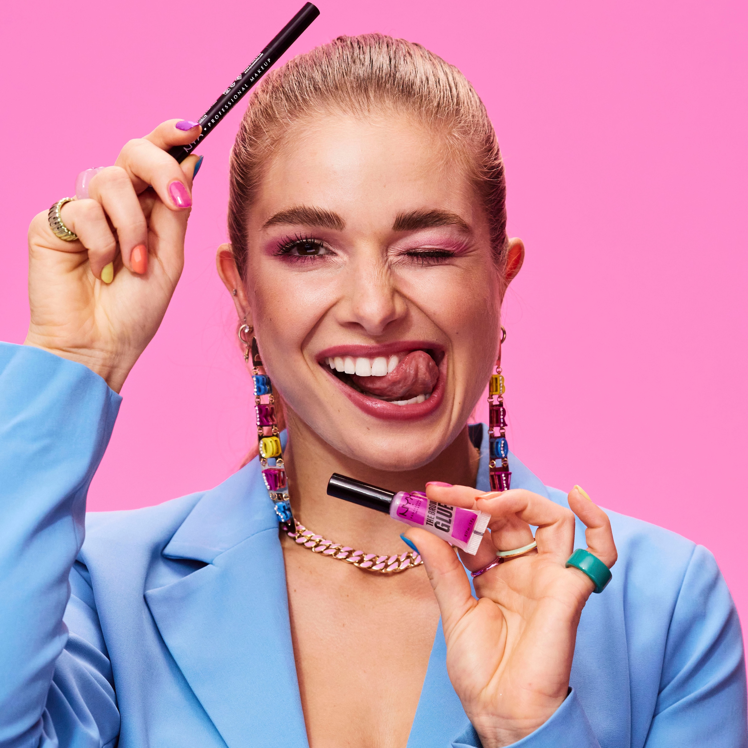 NYX Augenbrauen-Stift »Professional Makeup Lift & Snatch Brow Tint Pen« mit ultra dünner Spitze