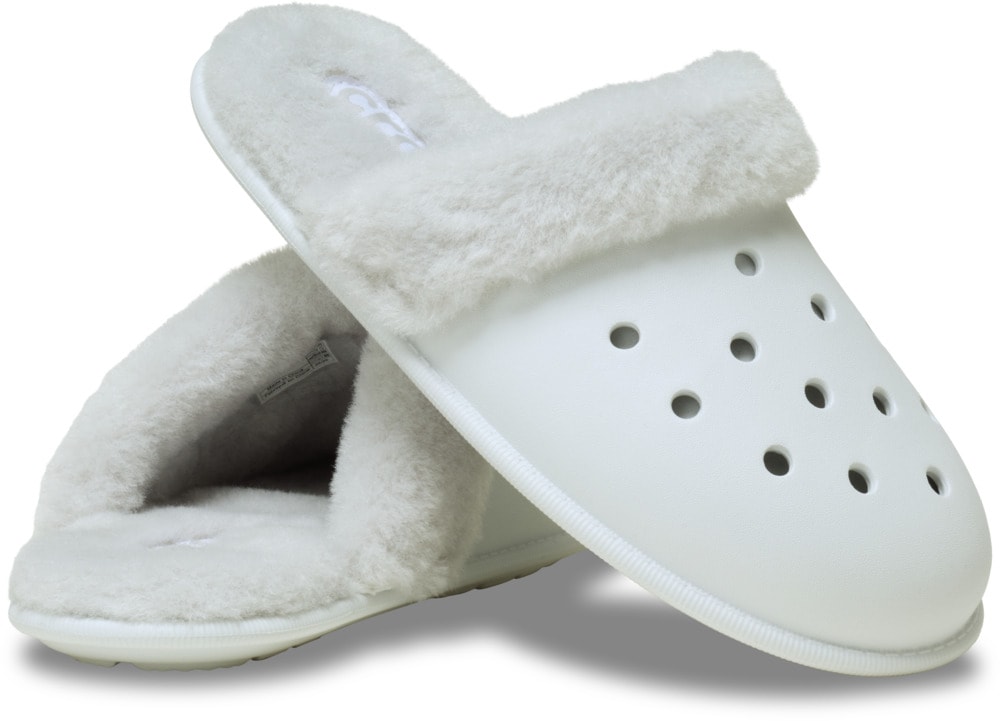 Crocs Pantoffel »Classic Fuzz Scuff«  mit gepolsterter Innensohle
