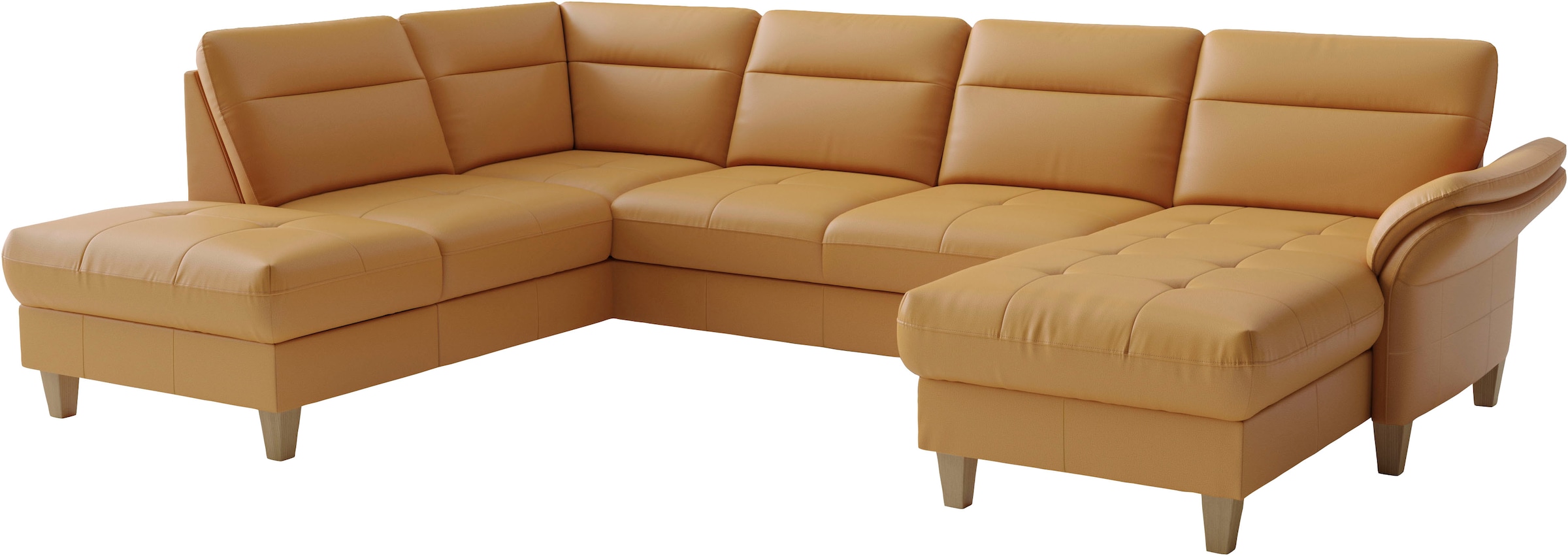 sit&more Wohnlandschaft »Pamela, U-Form, B: 292 cm, Leder«