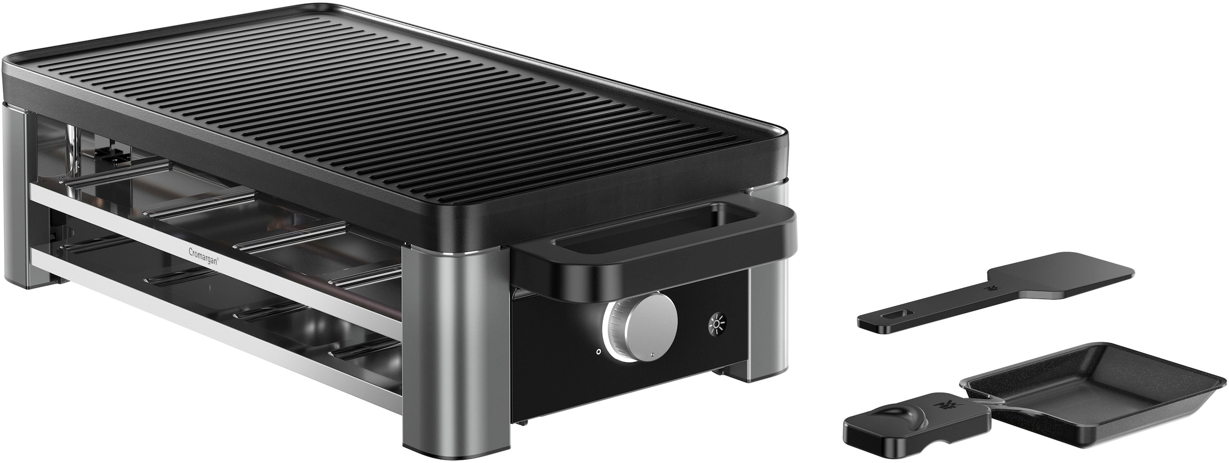 WMF Raclette »Master«, 8 St. Raclettepfännchen, 1500 W, indirekte LED-Beleuchtung, Keramikbeschichtung, 8 Pfännchen, 1500 W