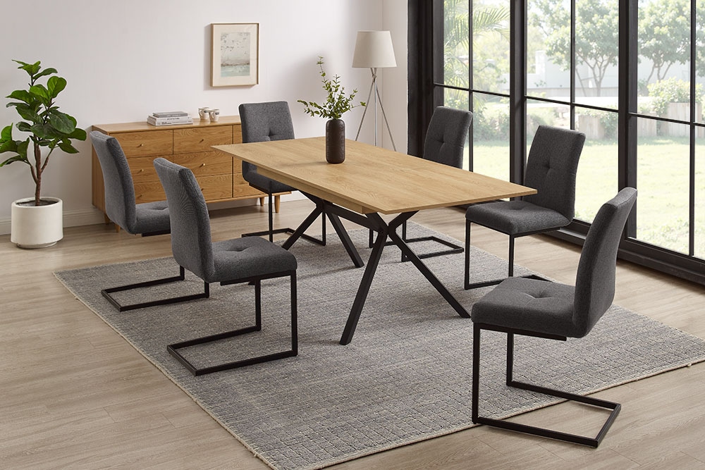 OTTO home Esstisch »Vendy«, ausziehbarer Tisch mit pflegeleichter Oberfläche, 160-210 cm