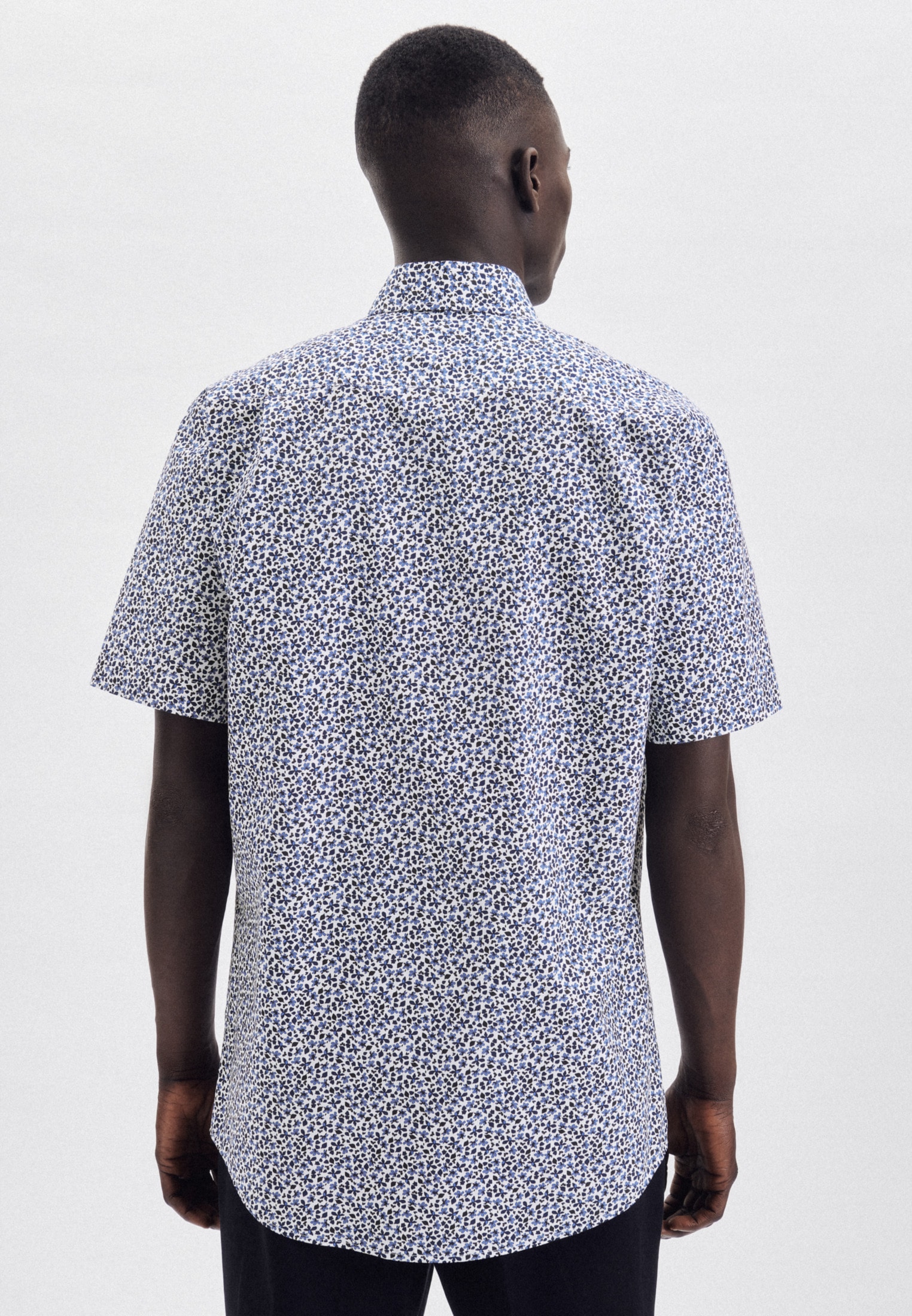 seidensticker Businesshemd »Regular« Regular 1/2 Kentkragen Druck