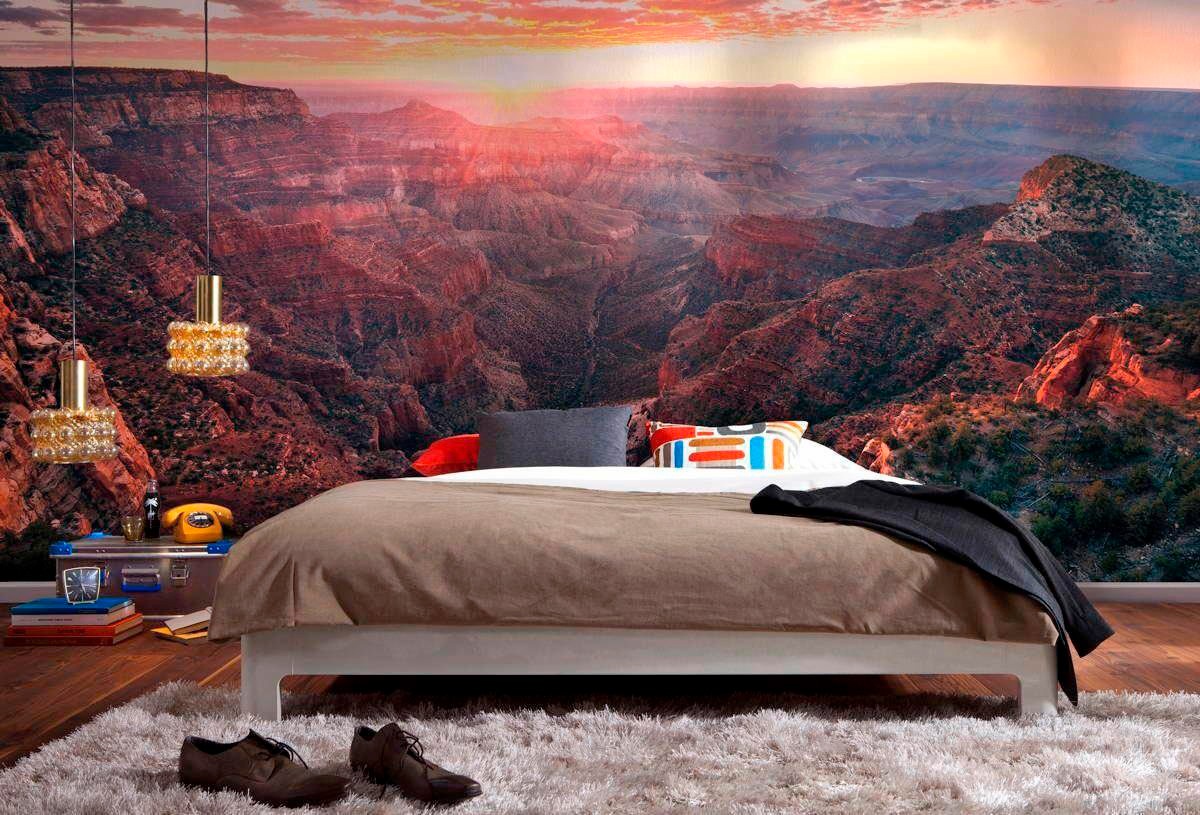 Komar Vliestapete »Digitaldruck Vlies - The Canyon - Größe 400 x 250 cm«, bedruckt, Wohnzimmer, Schlafzimmer