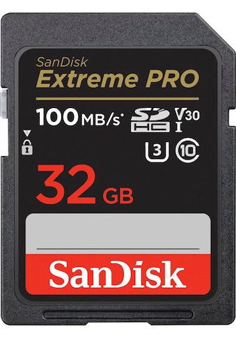 Speicherkarte »Extreme PRO 32GB«, (UHS Class 3 100 MB/s Lesegeschwindigkeit)