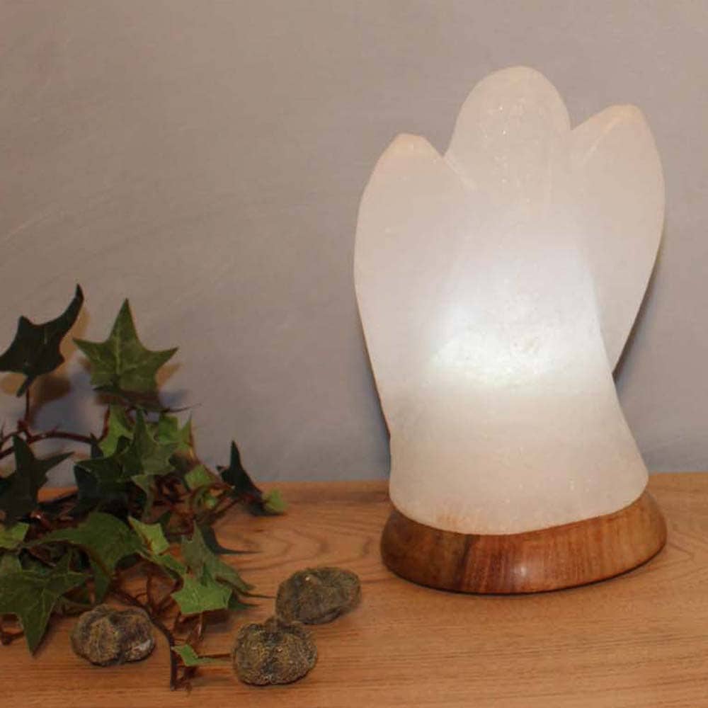 HIMALAYA SALT DREAMS Salzkristall-Tischlampe »Engel«, Handgefertigt aus  Salzkristall - jeder Stein ein Unikat, H: ca.19 cm online kaufen | mit 3  Jahren XXL Garantie | Tischleuchten