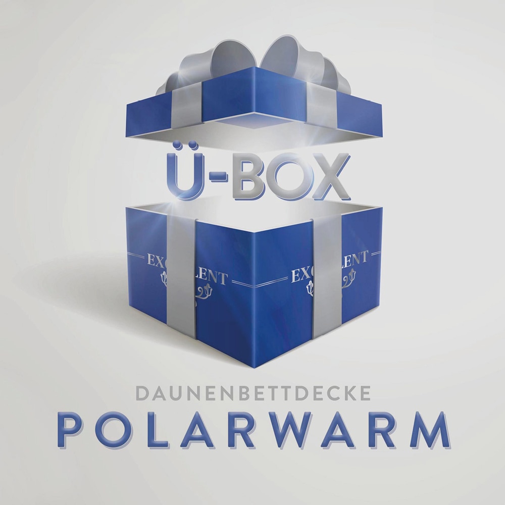 Excellent Daunenbettdecke "Überraschungsbox" polarwarm Füllung 90Daunen10Federn Bezug Baumwolle 1 Stk. tlg. absoluter Sonderpreis, wegen Lagerräumung, Solange der Vorrat reicht