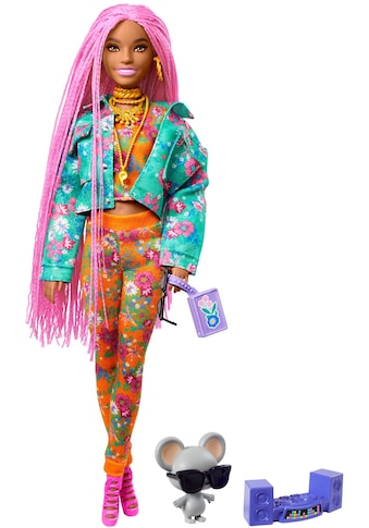 Barbie Anziehpuppe »EXTRA«, mit pinken Flechtzöpfen kaufen