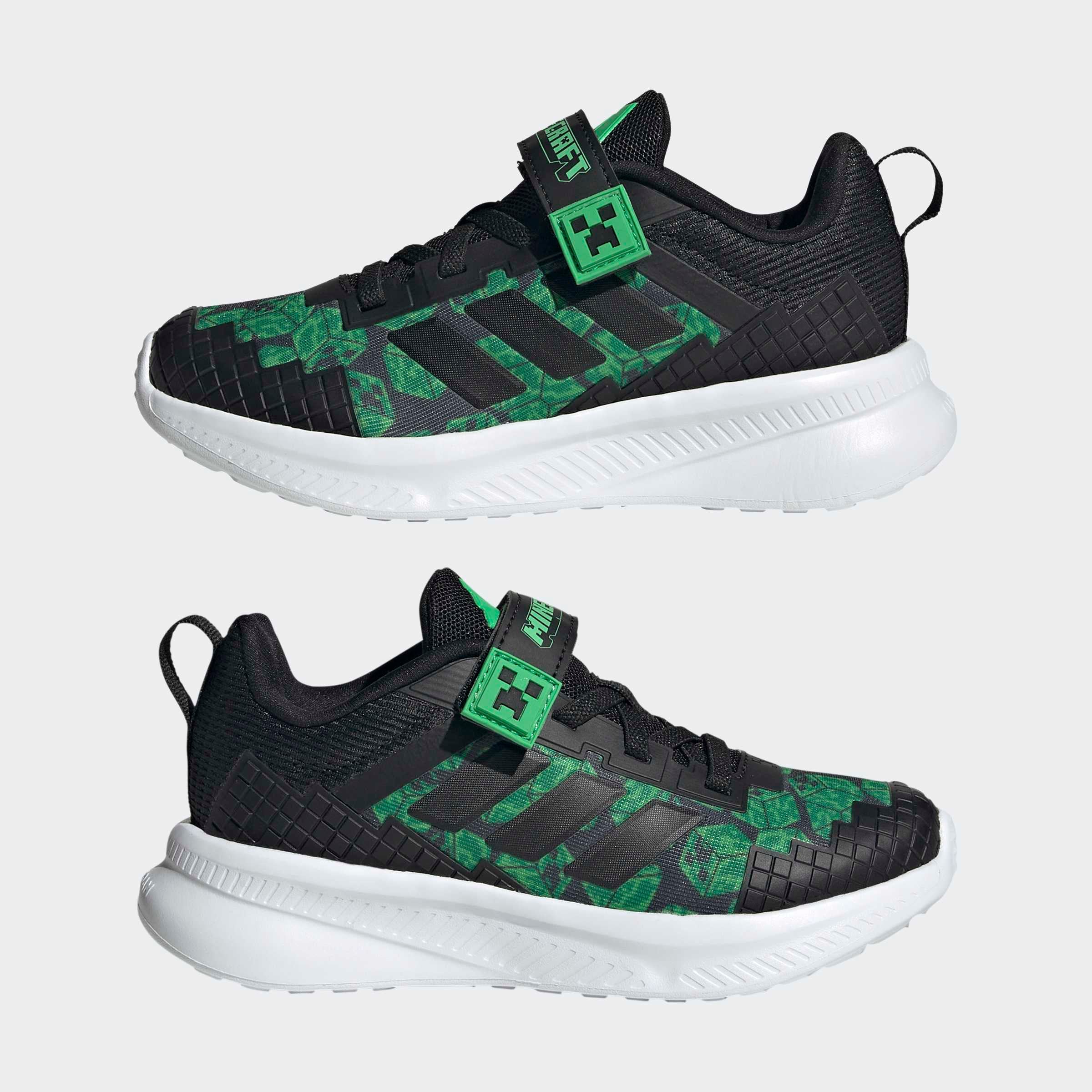 adidas Sportswear Laufschuh »ADIDAS MINECRAFT FORTARUN 4.0  KINDER«  mit Klettverschluss, für Kinder & Jugendliche