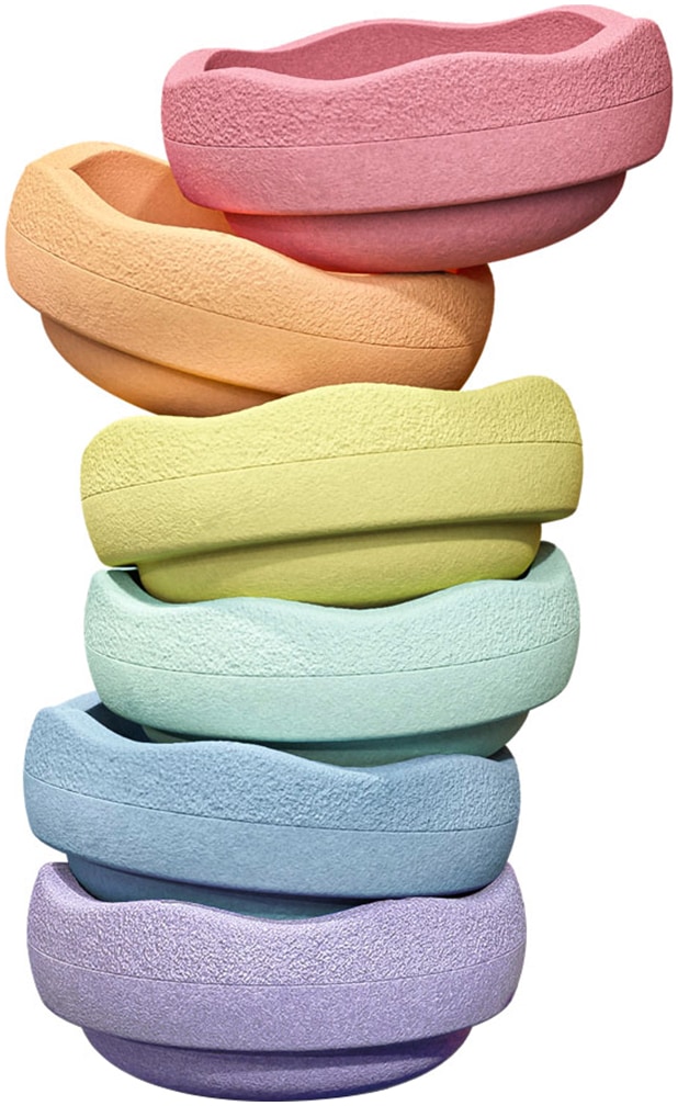 Stapelstein Balancetrainer »Stapelstein® Original Mini rainbow pastel«