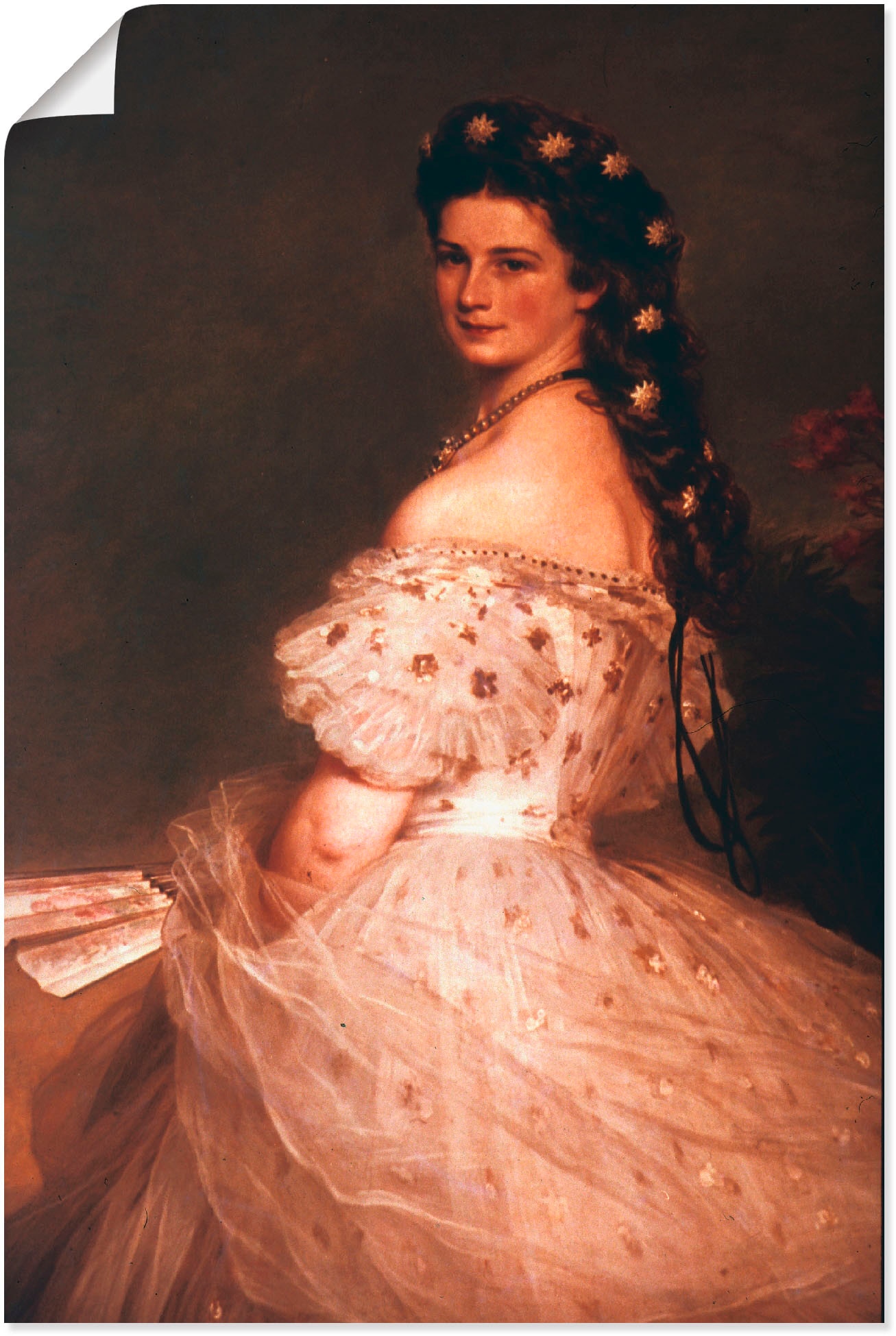 Wandbild »Kaiserin Elisabeth von Österreich, 1865«, Menschen, (1 St.), als...