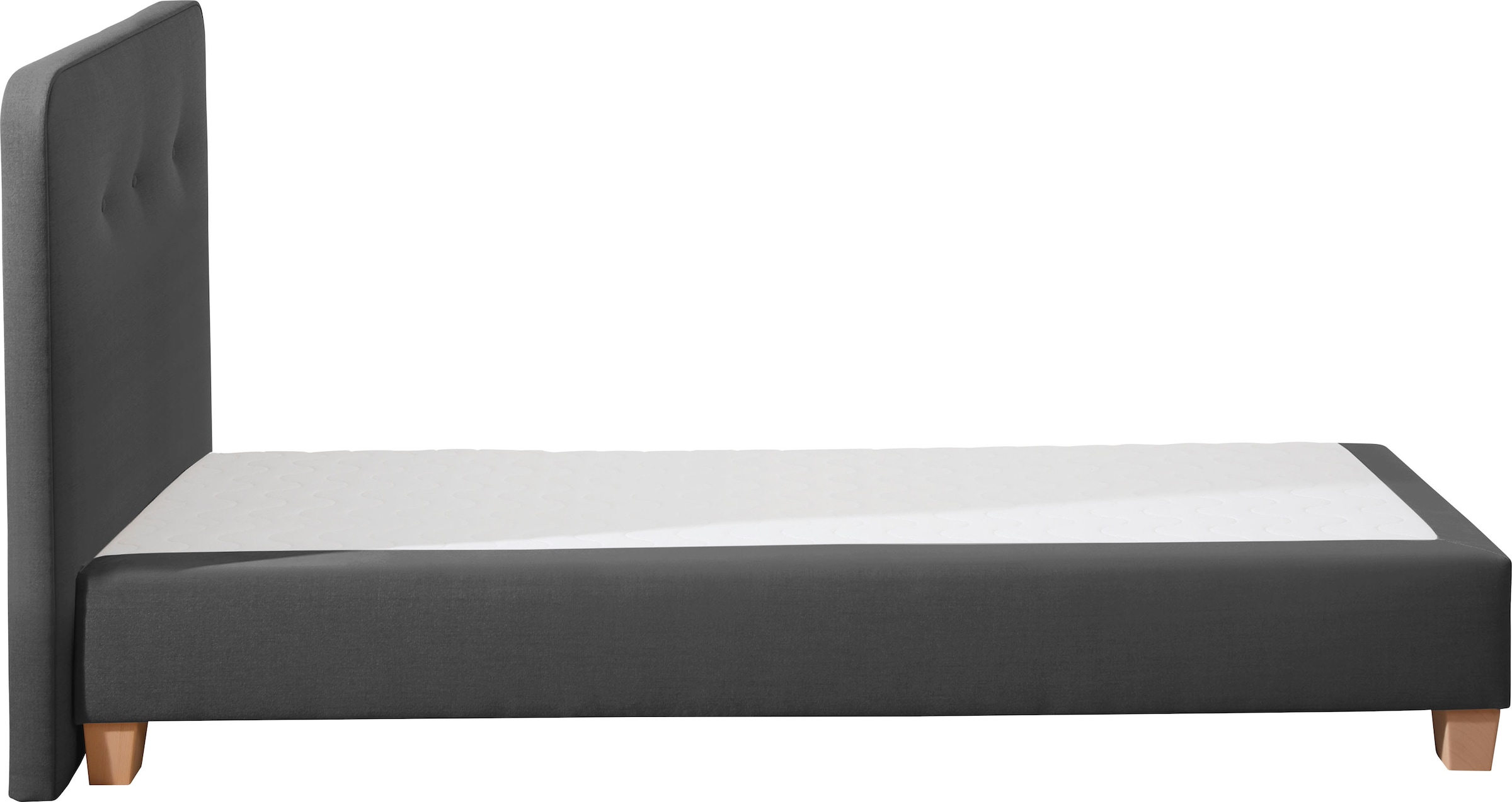 Home affaire Boxspringbett »Fargo« inkl. Topper, in 3 Matratzenarten, in Samt- oder Strukturstoff