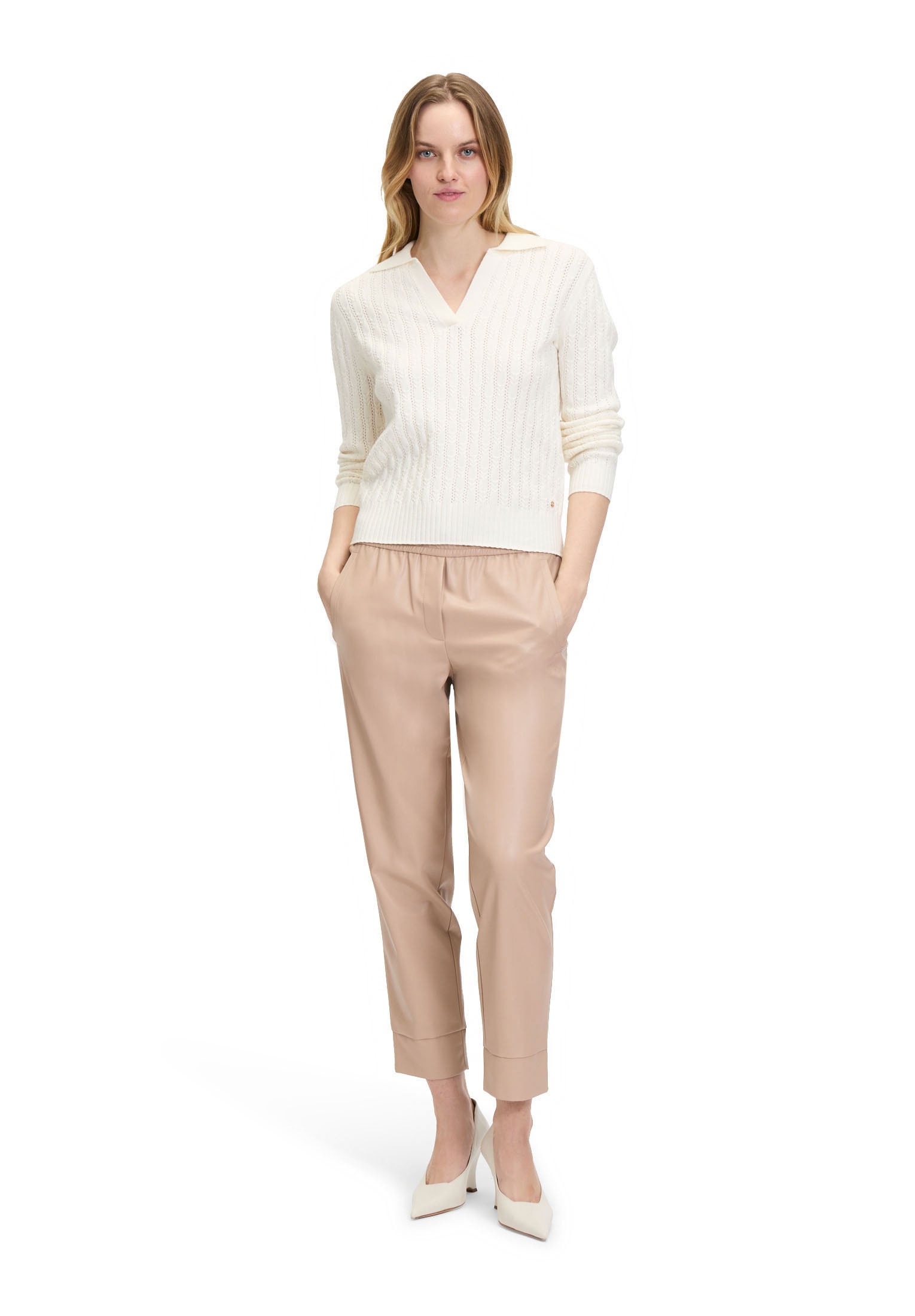 Betty&Co Strickpullover »Strickpullover mit Kragen«