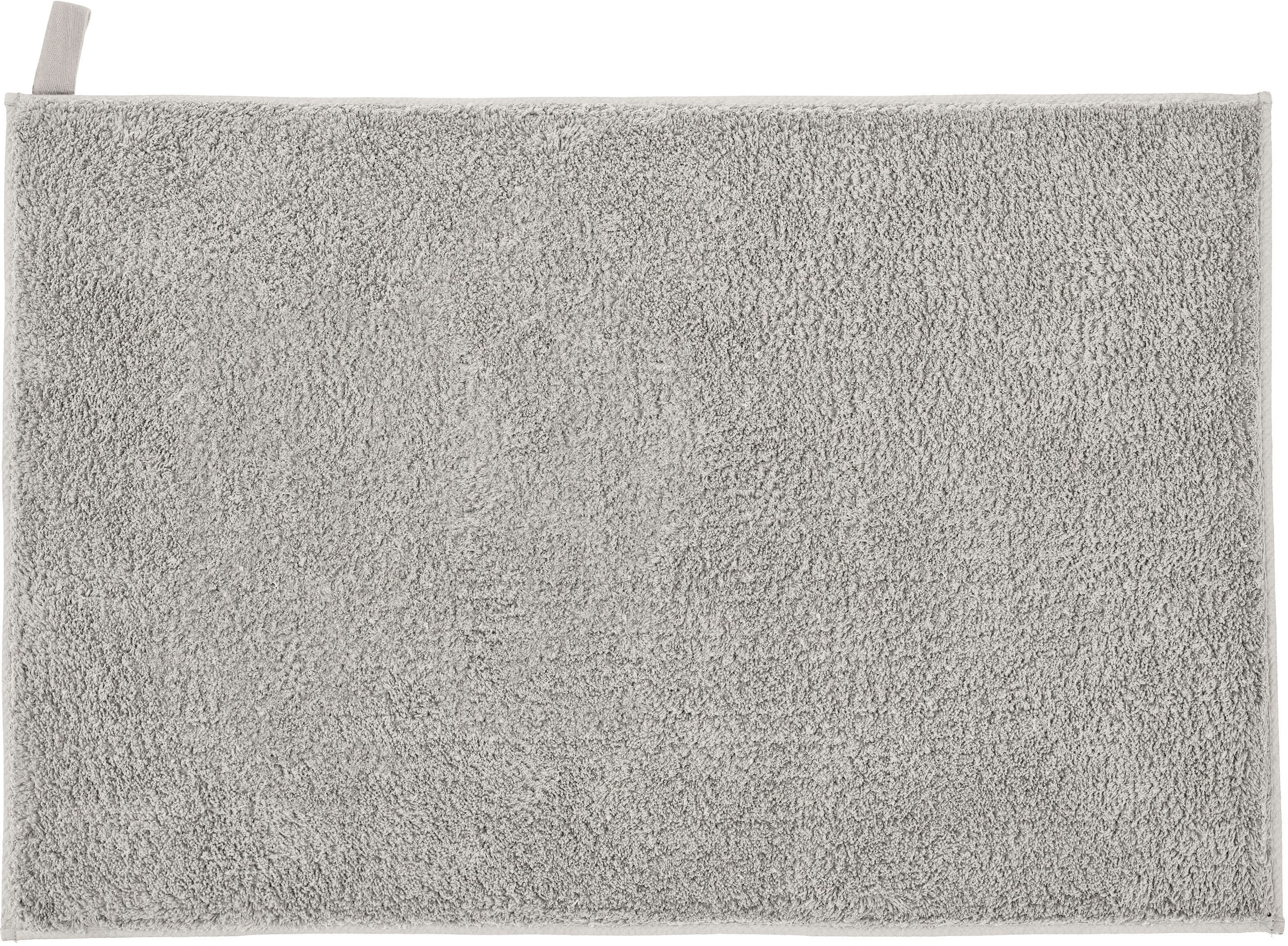 Kleine Wolke Badematte »Vita« Höhe 12 mm rutschhemmend beschichtet fußbodenheizungsgeeignet Badteppich, Uni Farben, mit Schlaufe