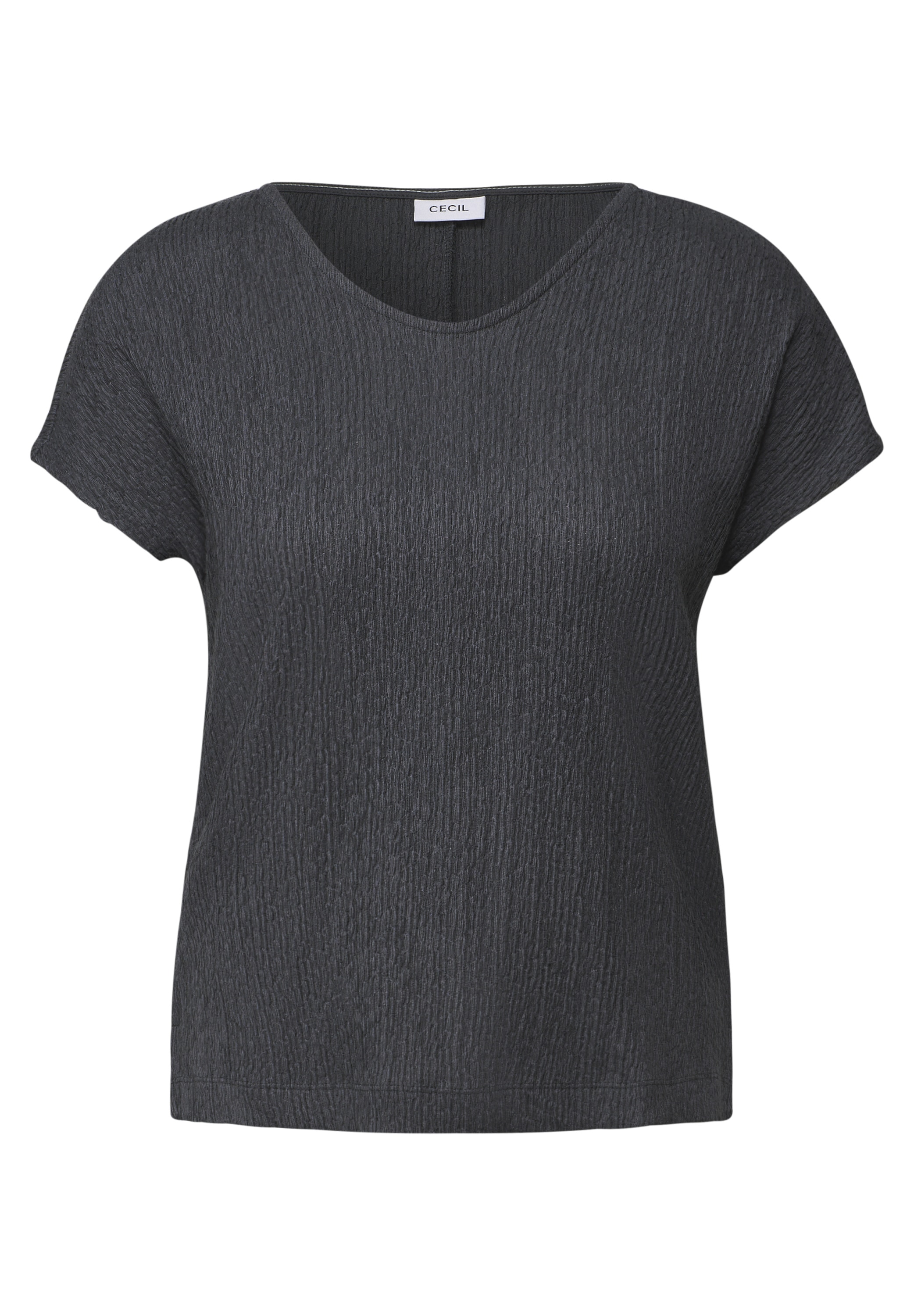 Cecil T-Shirt, in gesmokter Struktur