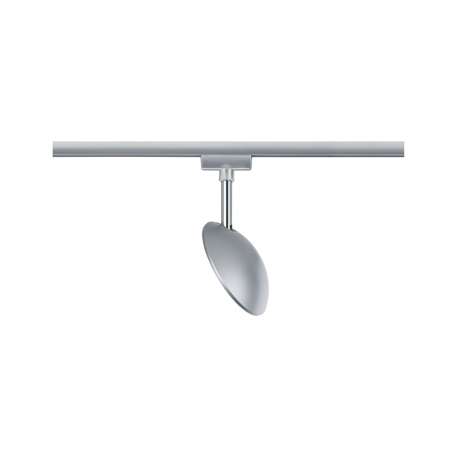 Paulmann Schienensystem-Leuchten »URail Schienenspot Sphere 493lm 7W 2700K 230V Chrom matt, Chrom« LED-Modul 1 Stk. Warmweiß Einzelspot, dimmbar