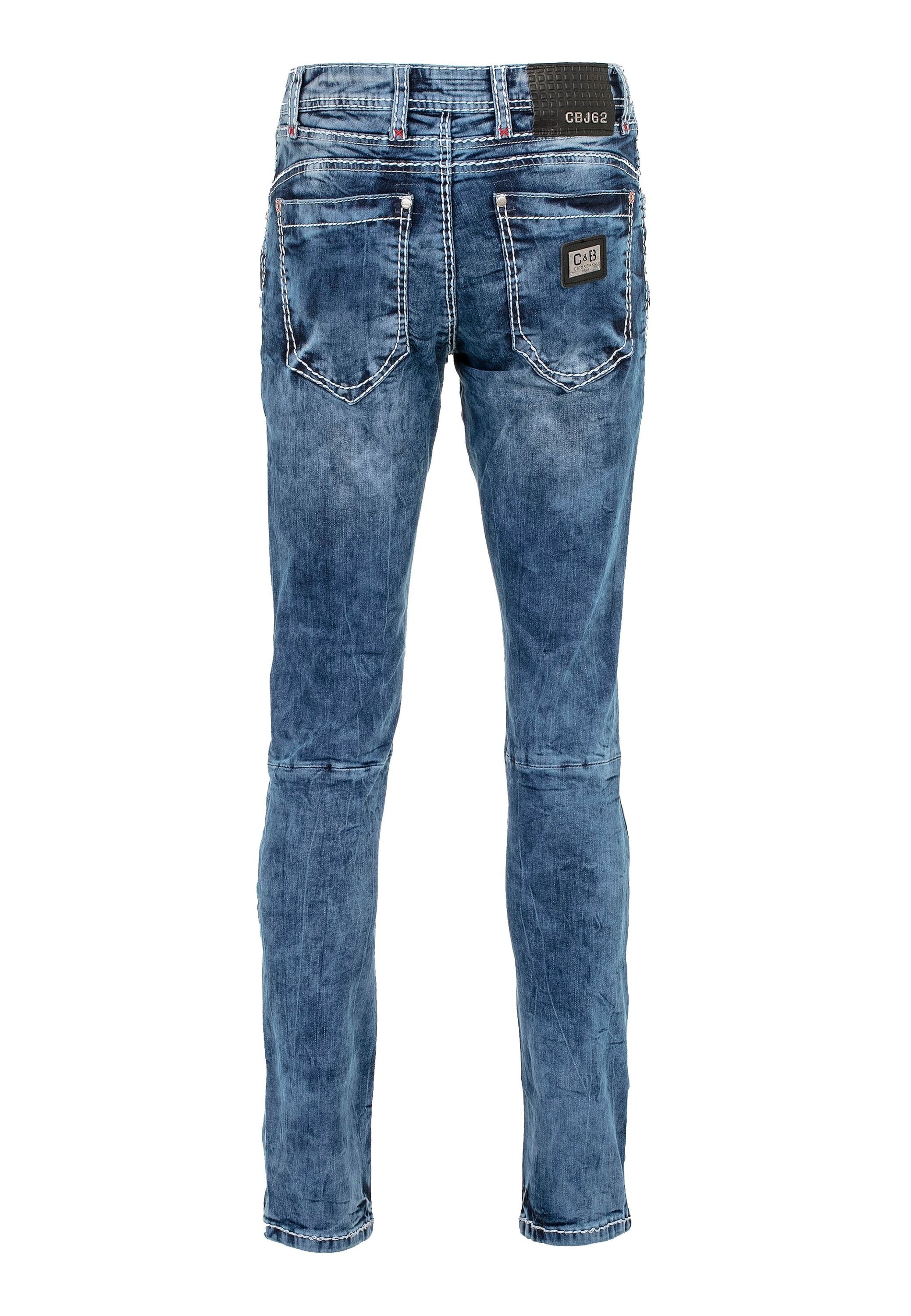Cipo & Baxx 5-Pocket-Jeans »Cipo & Baxx Jeans DENIM« bequeme Jeans in klassischem Design, CD588