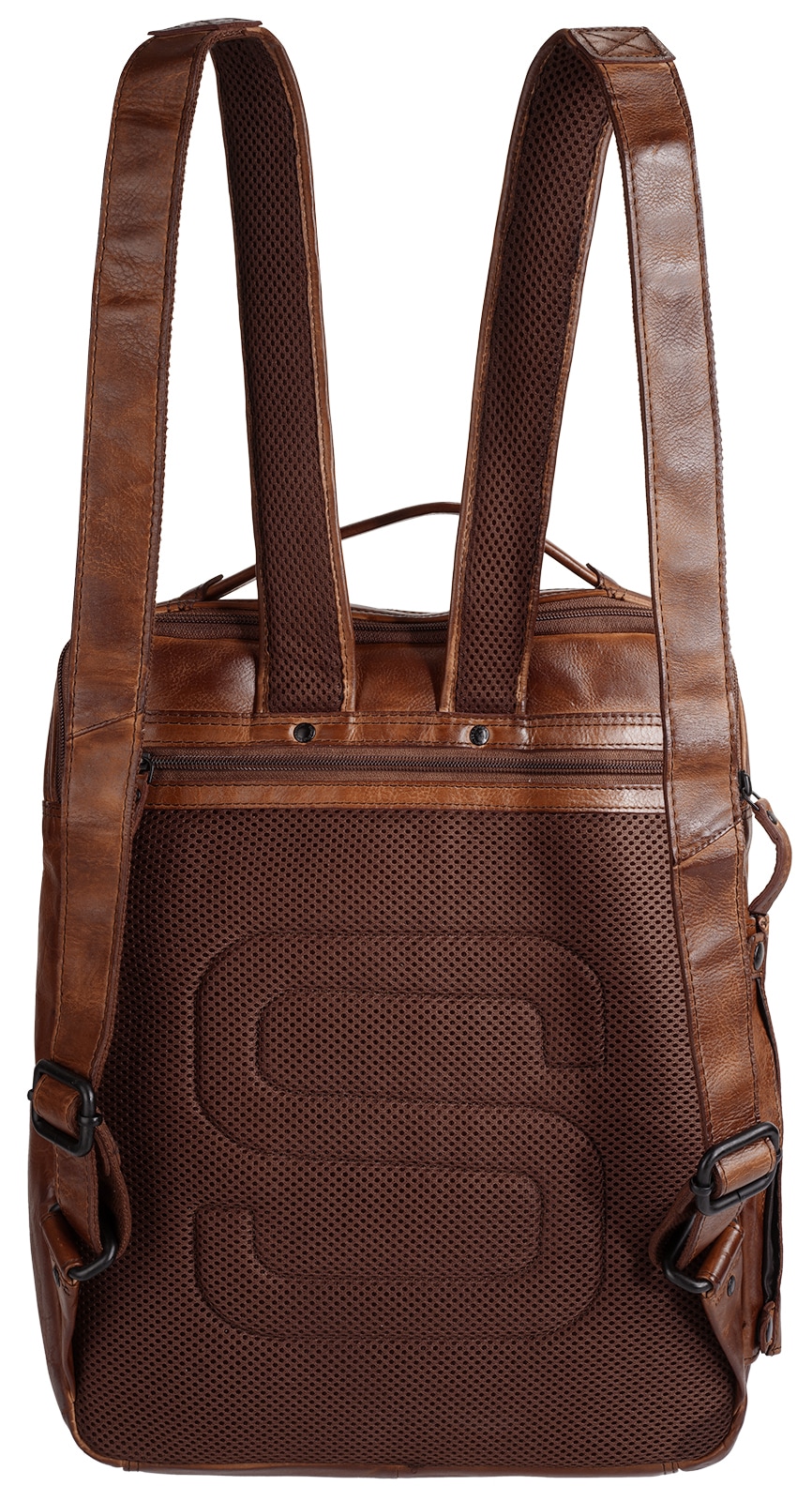 Spikes & Sparrow Laptoprucksack »SPIKES & SPARROW Herren, Damen echt Leder« echt Leder