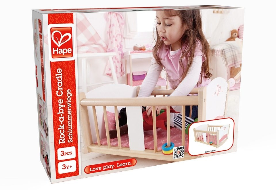 Hape Puppenwiege »Schlummerwiege«