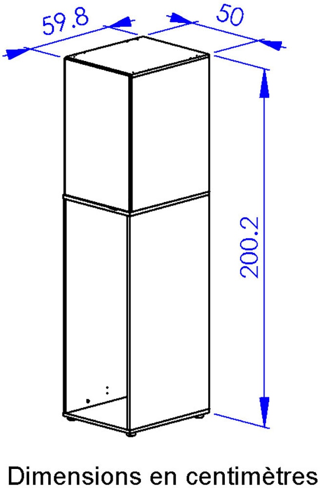 Gami Schlafzimmer-Set »NAEL SET N°2 4tlg« Set, 4 Stk. tlg. Praktisches Bett und sehr geräumigem Stauraum