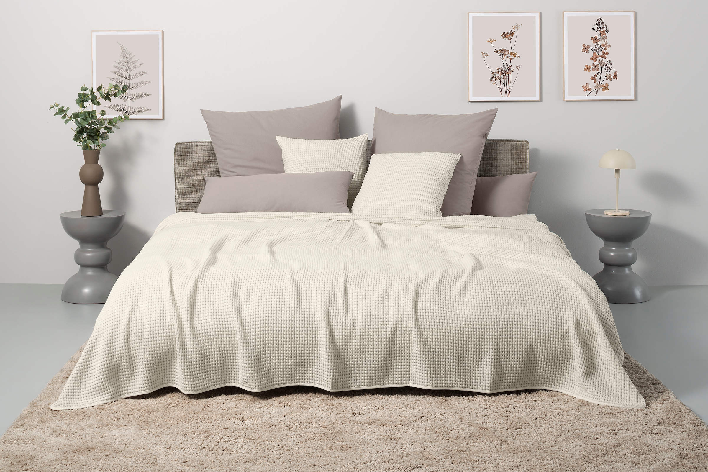 OTTO home Tagesdecke »Greta« in Waffelpiqué Optik, viele Farben erhältlich, Decke ab 140 x 200 cm