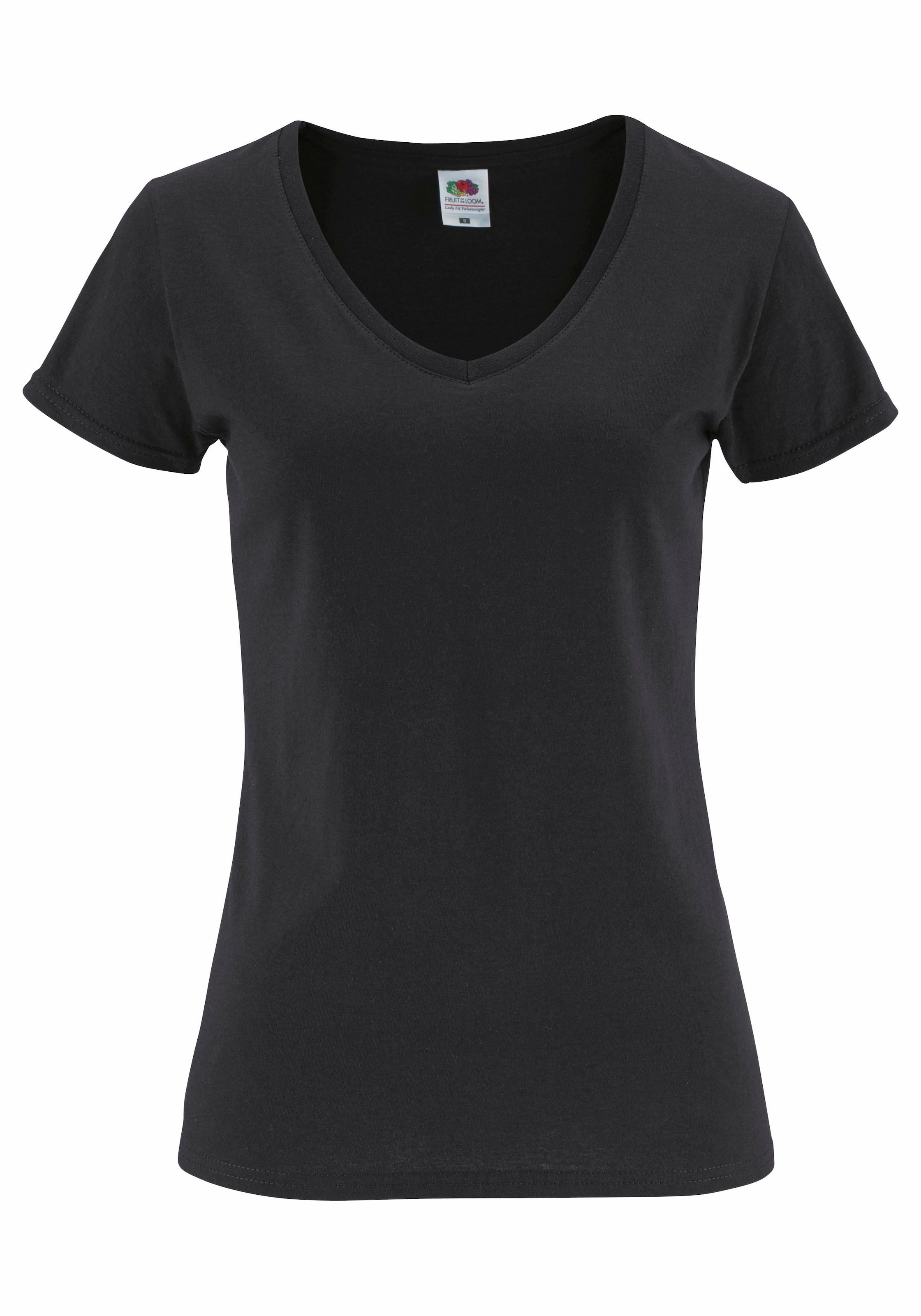 Fruit of the Loom V-Shirt »Lady-Fit Valueweight V-Neck«