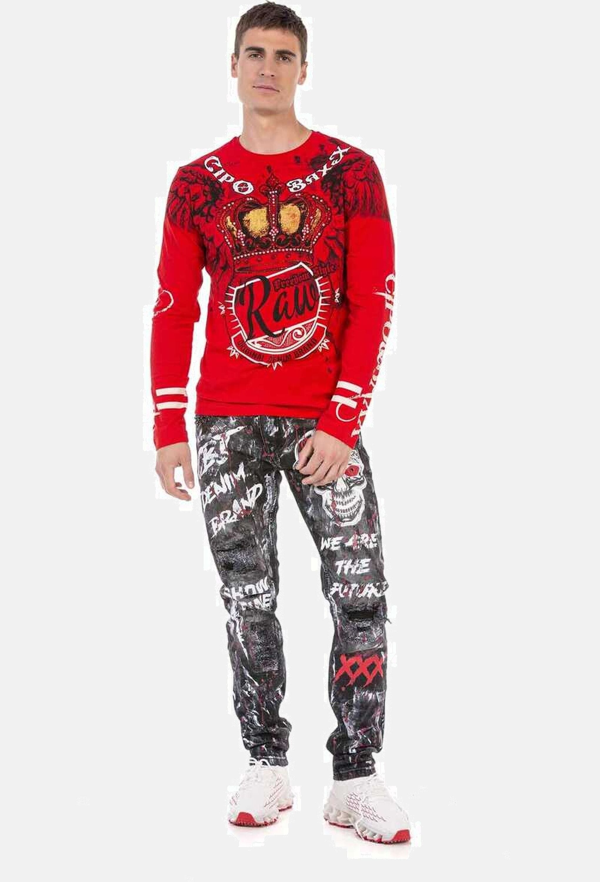Cipo & Baxx 5-Pocket-Jeans »Cipo & Baxx Jeans« im lässigen Streetstyle, CD700