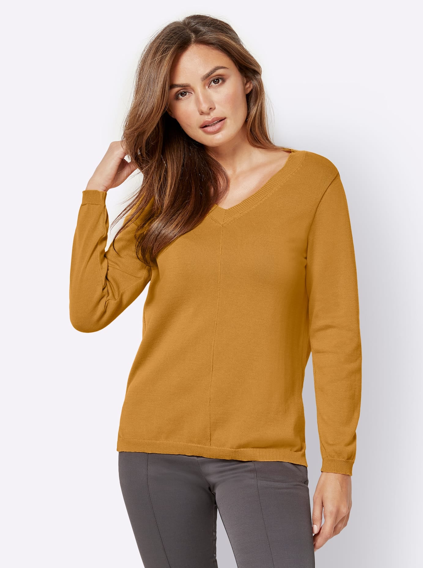 Inspirationen V-Ausschnitt-Pullover »Pullover«