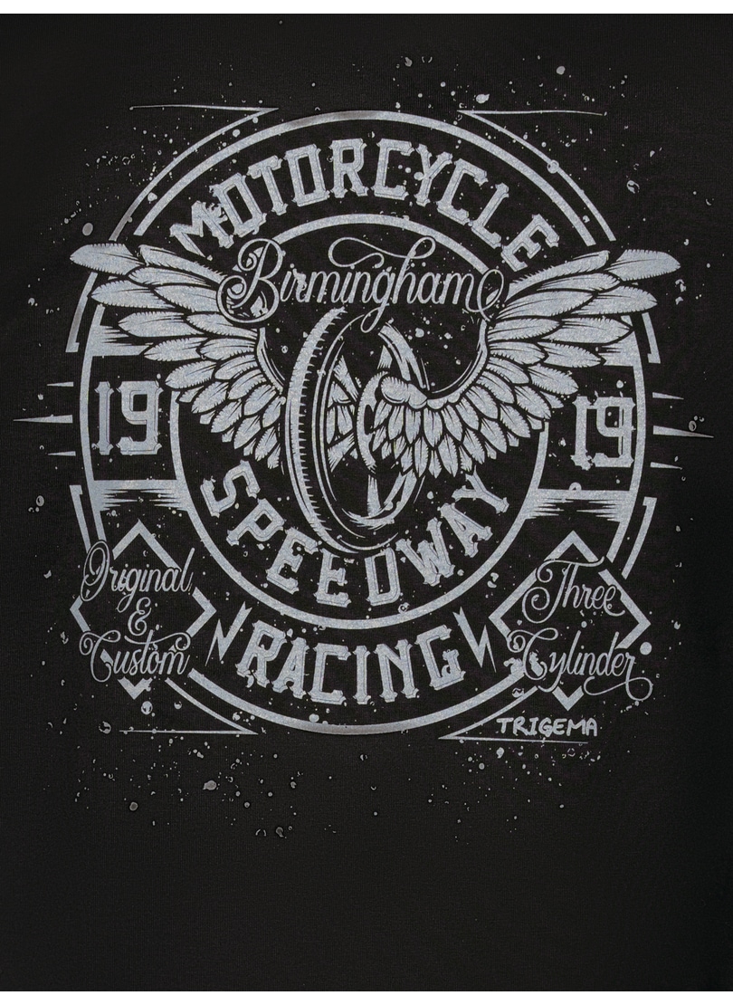 Trigema T-Shirt »TRIGEMA T-Shirt mit Motorrad-Printmotiven«, (1 tlg.)