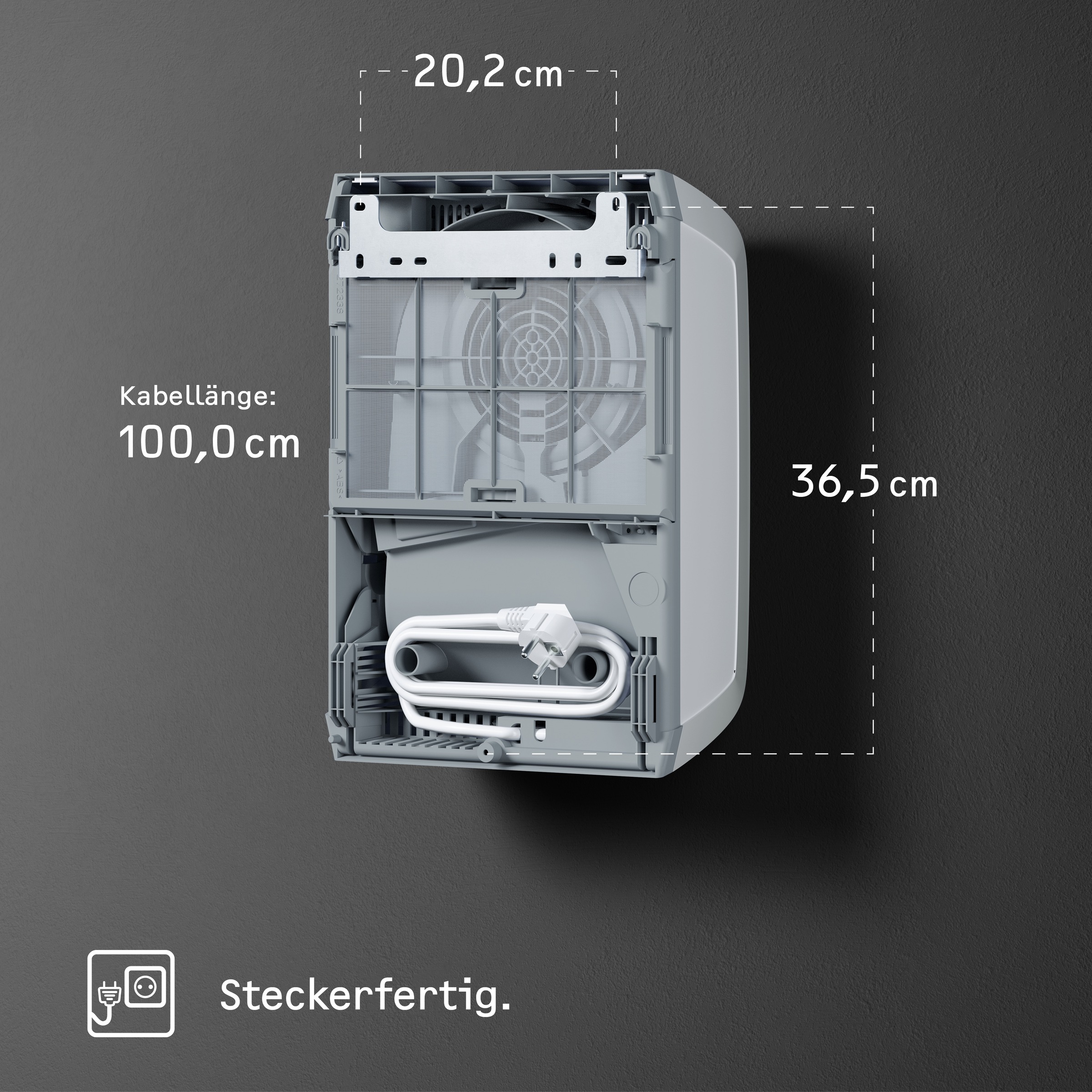 STIEBEL ELTRON Badschnellheizer »CK 20 trend LCD, Keramik Heizlüfter energiesparend, 2 kW«, LCD, für ca. 25 m², Made in Germany, Wochentimer