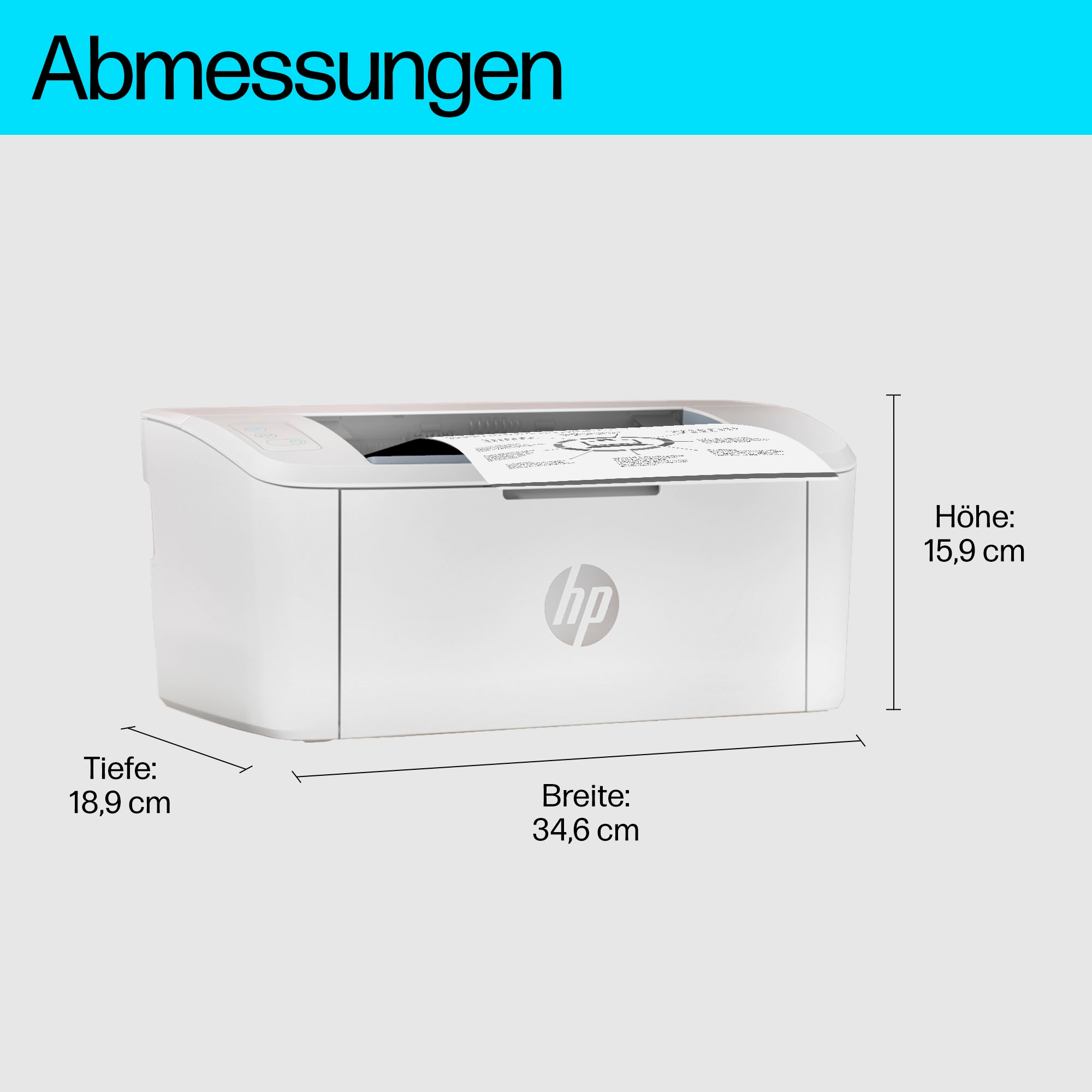 HP Schwarz-Weiß Laserdrucker »LaserJet M110w«