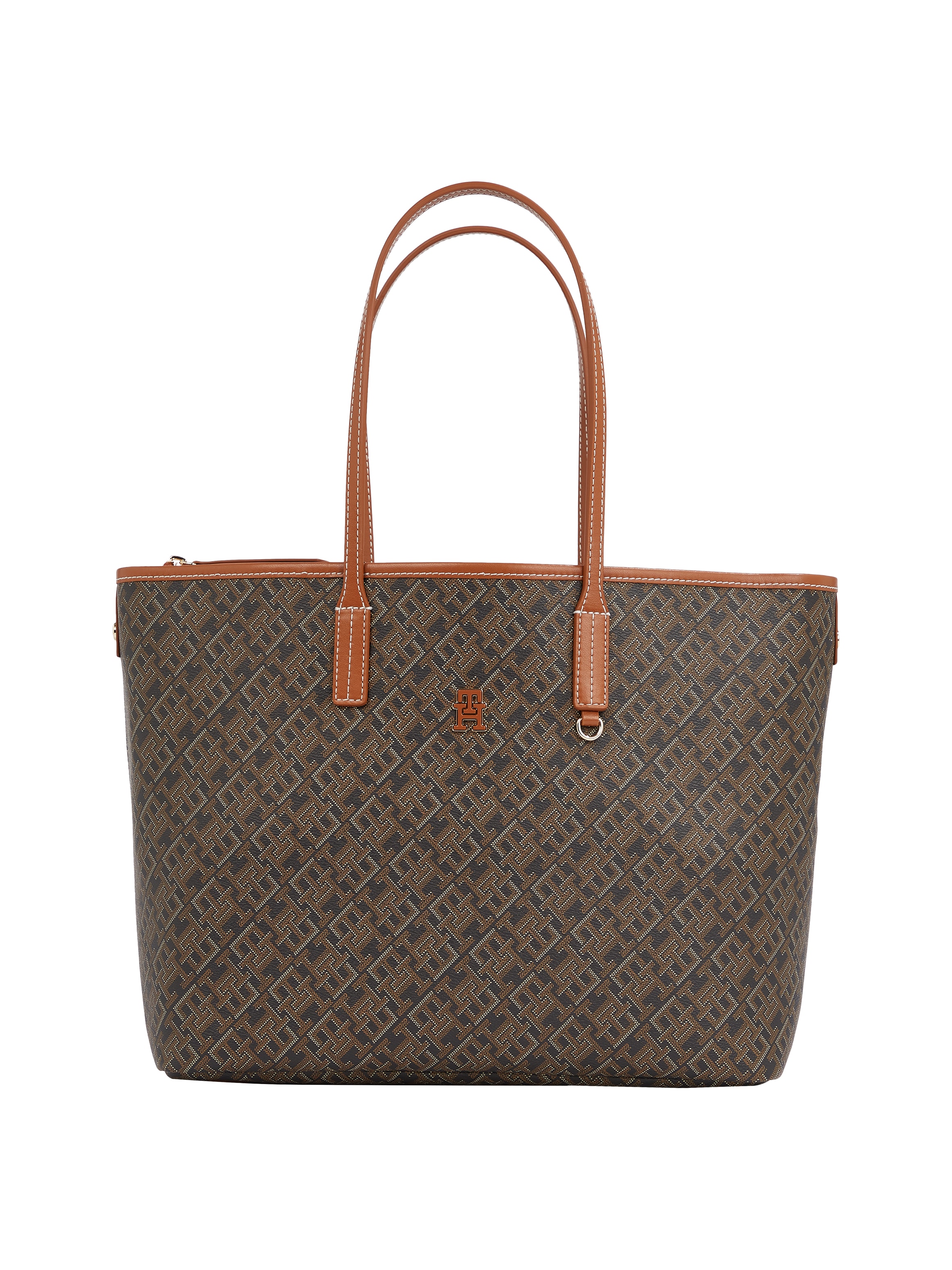Tommy Hilfiger Tragetasche »TH MONOPLAY TOTE LE« Damen Schultertasche, Henkeltasche, Shopper mit Allover-Print
