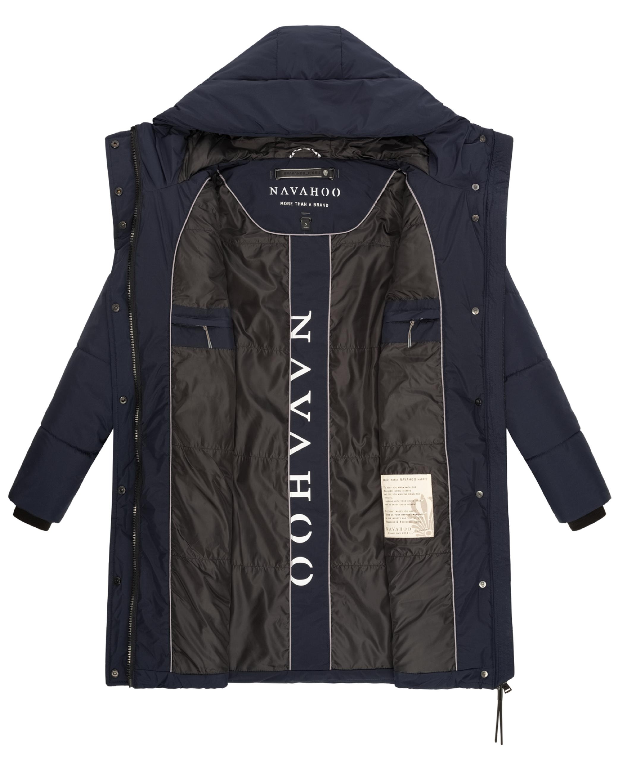 Navahoo Steppmantel »Steppmantel Zuckertatze XIV«, Stylischer Winterparka mit verstellbarer Kapuze