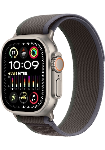 Smartwatch »Watch Ultra 2 GPS 49 mm + Cellular Titanium M/L«, (Watch OS 10)