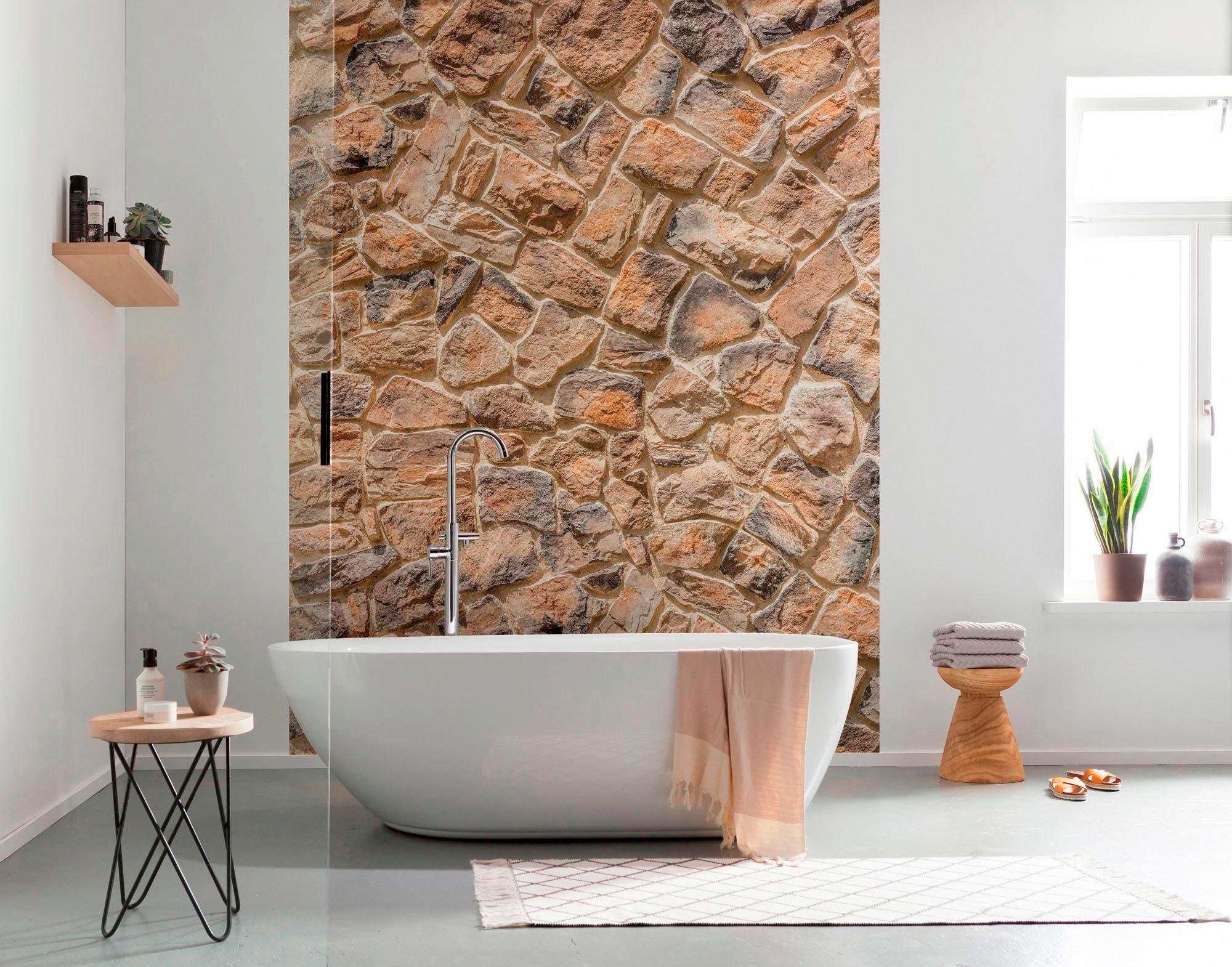 Komar Vliestapete »Digitaldruck Vlies - Muro - Größe 200 x 260 cm«, bedruckt, Wohnzimmer, Schlafzimmer