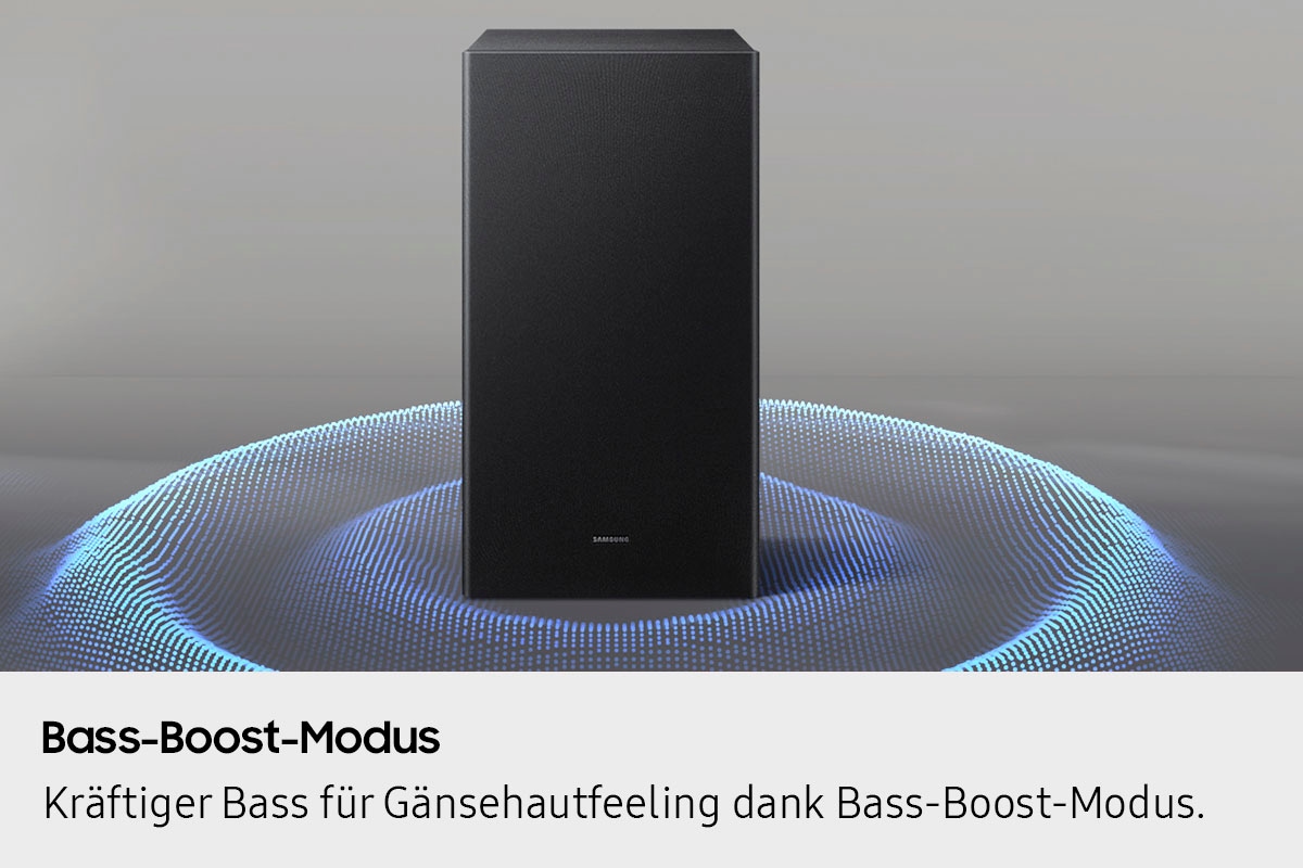 Samsung Soundbar »HW-B460GF/ZG Soundbar«, 2.1-Kanal Sound System, Dolby Audio I DTS Virtual:X, Bass-Boost-Modus
