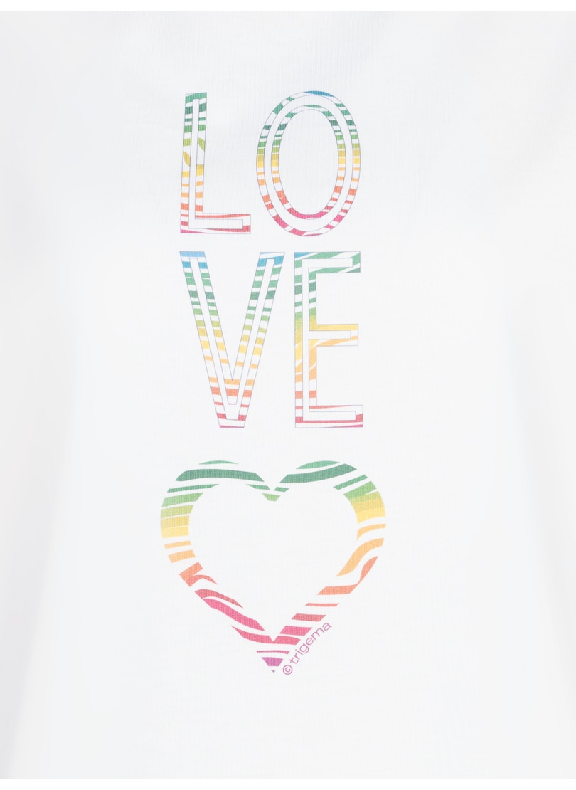 Trigema T-Shirt »TRIGEMA Oversized T-Shirt mit bunten Printmotiven«, (1 tlg.)