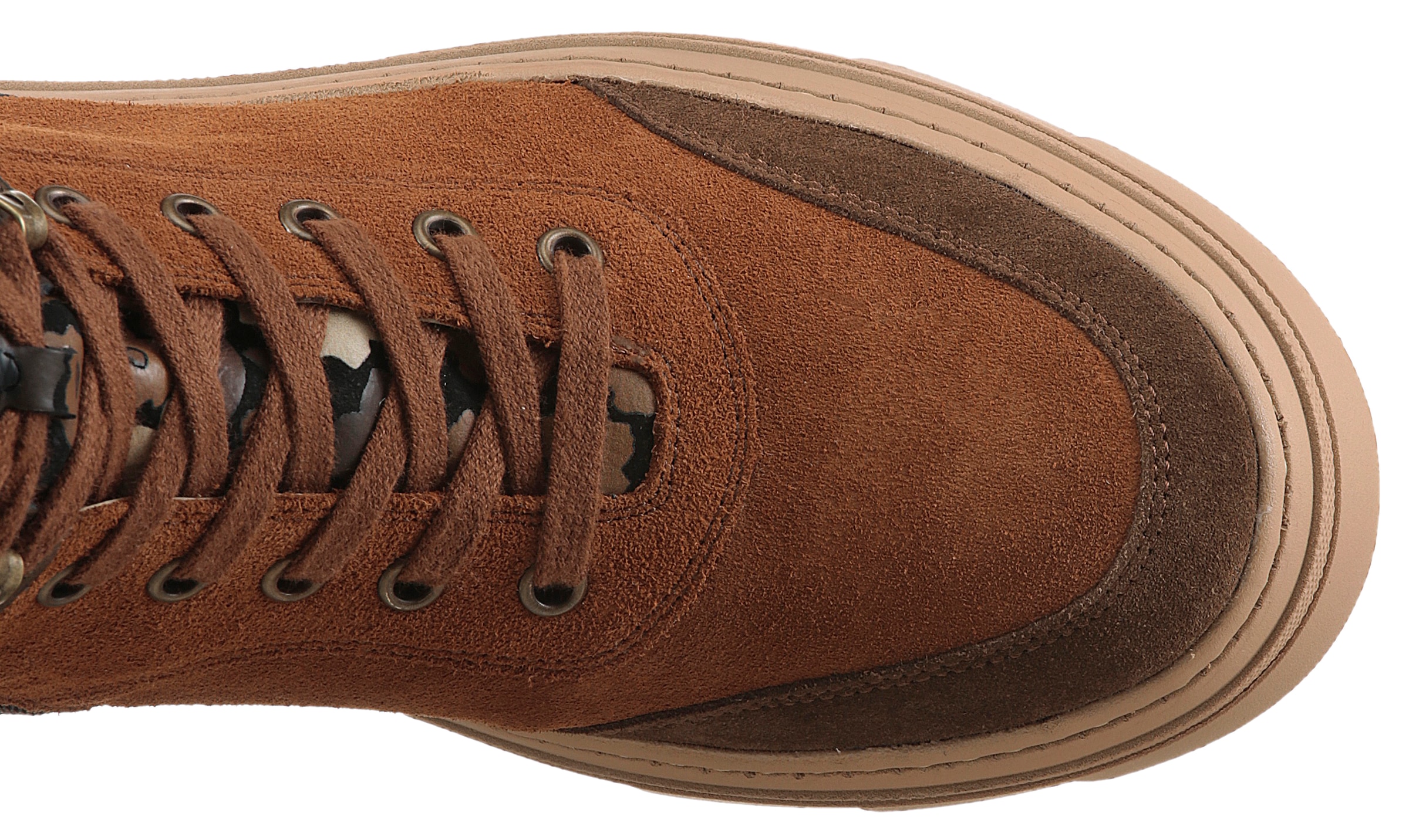 Waldläufer Schnürboots »H-SAIGA«  Schnürstiefelette, Plateauboots in Komfortweite H (= sehr weit)