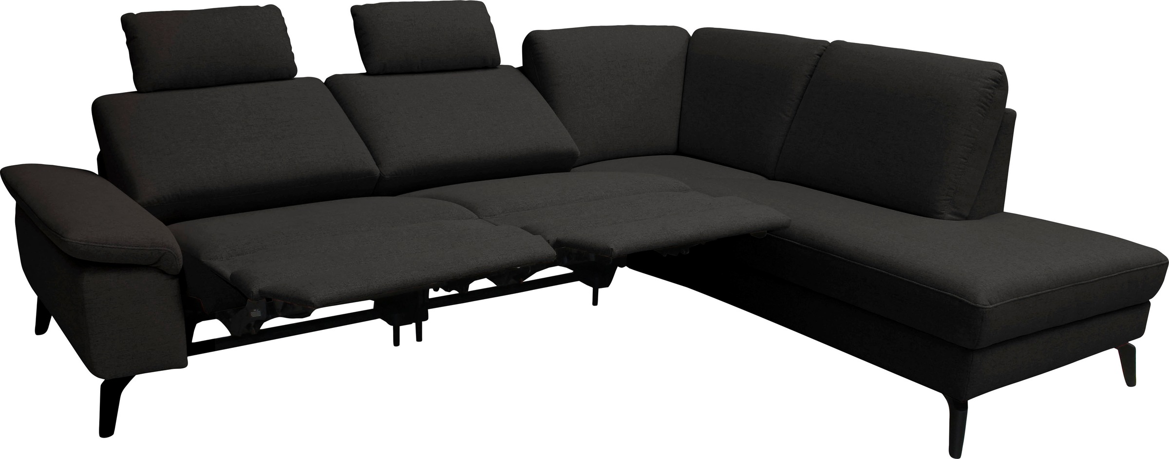 alina Ecksofa, inkl. Kopfstützen, wahlweise mit Relaxfunktion, Breite: 267 cm