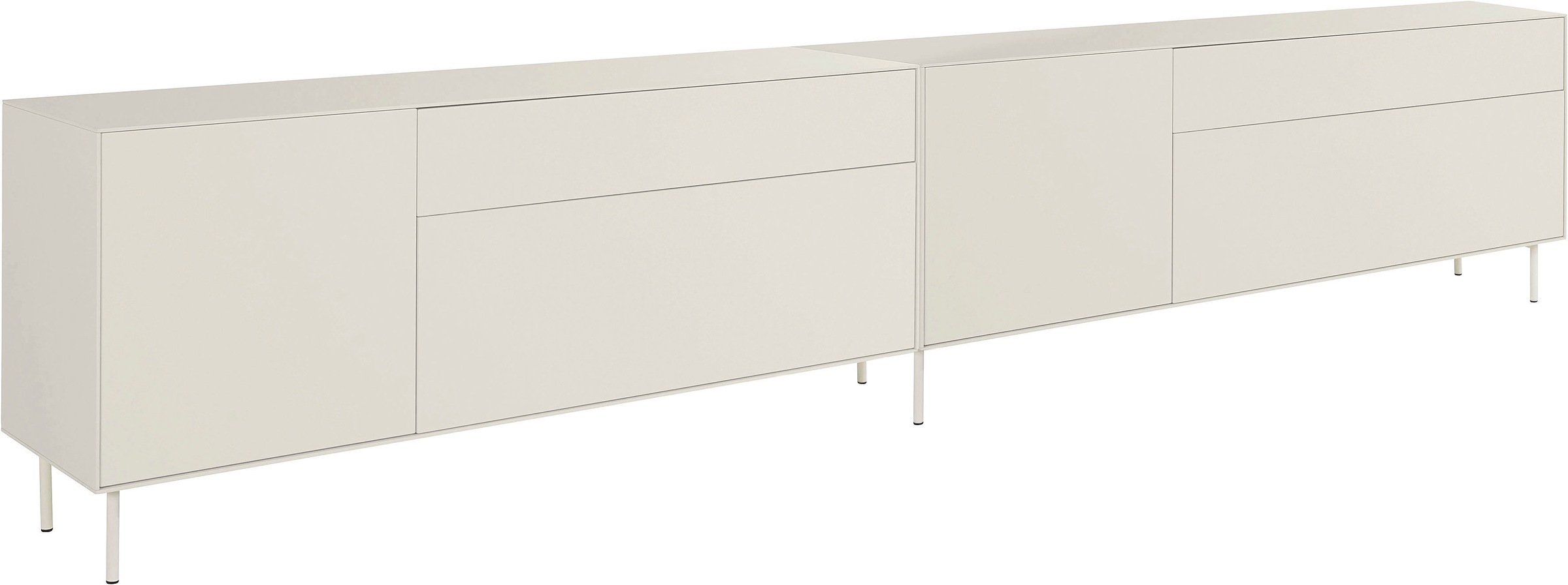 LeGer Home by Lena Gercke Lowboard »Essentials«, (2 St.), Breite: 334cm, MDF