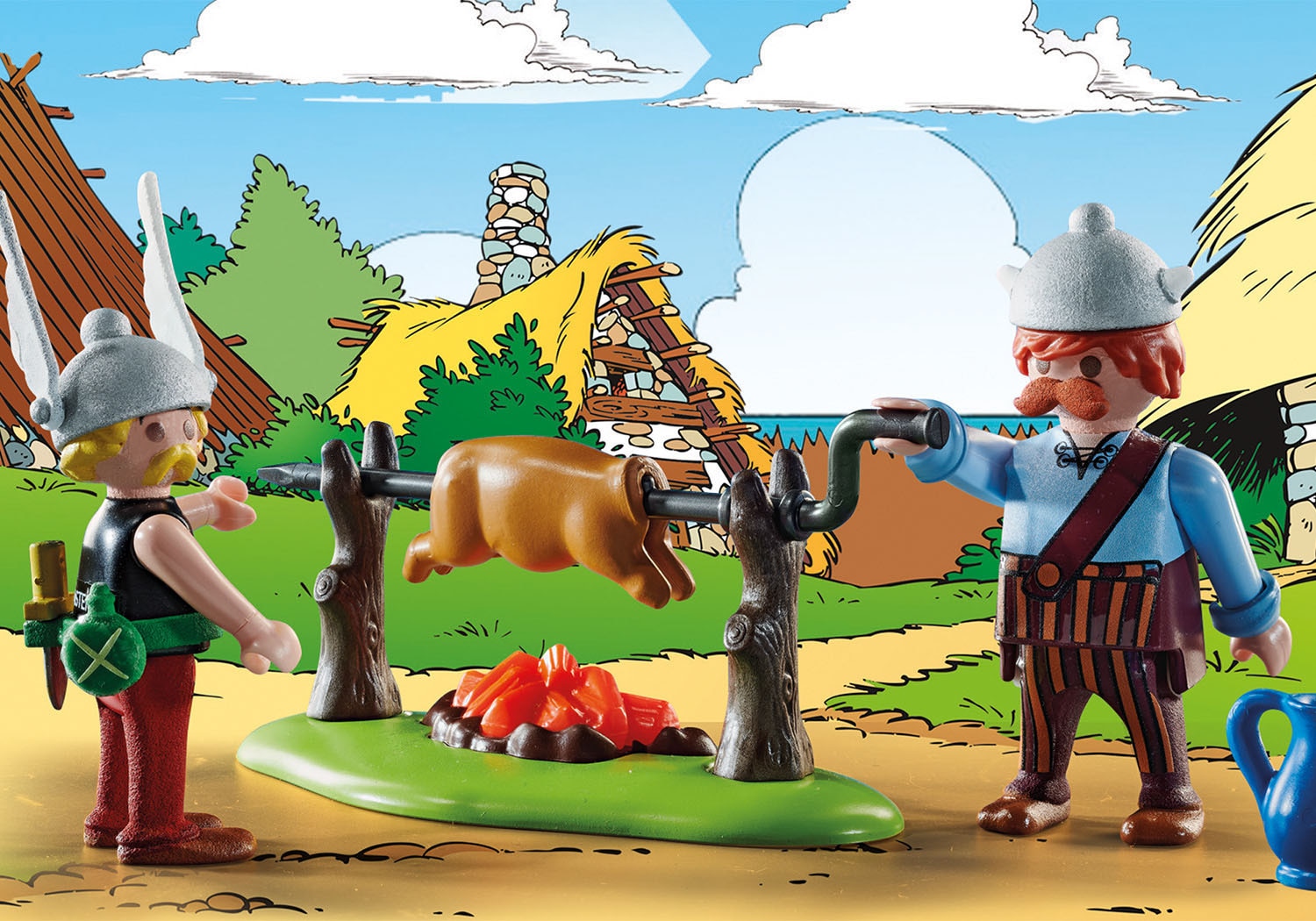 Playmobil® Konstruktions-Spielset »Großes Dorffest (70931), Asterix«, (310 St.), Made in Germany